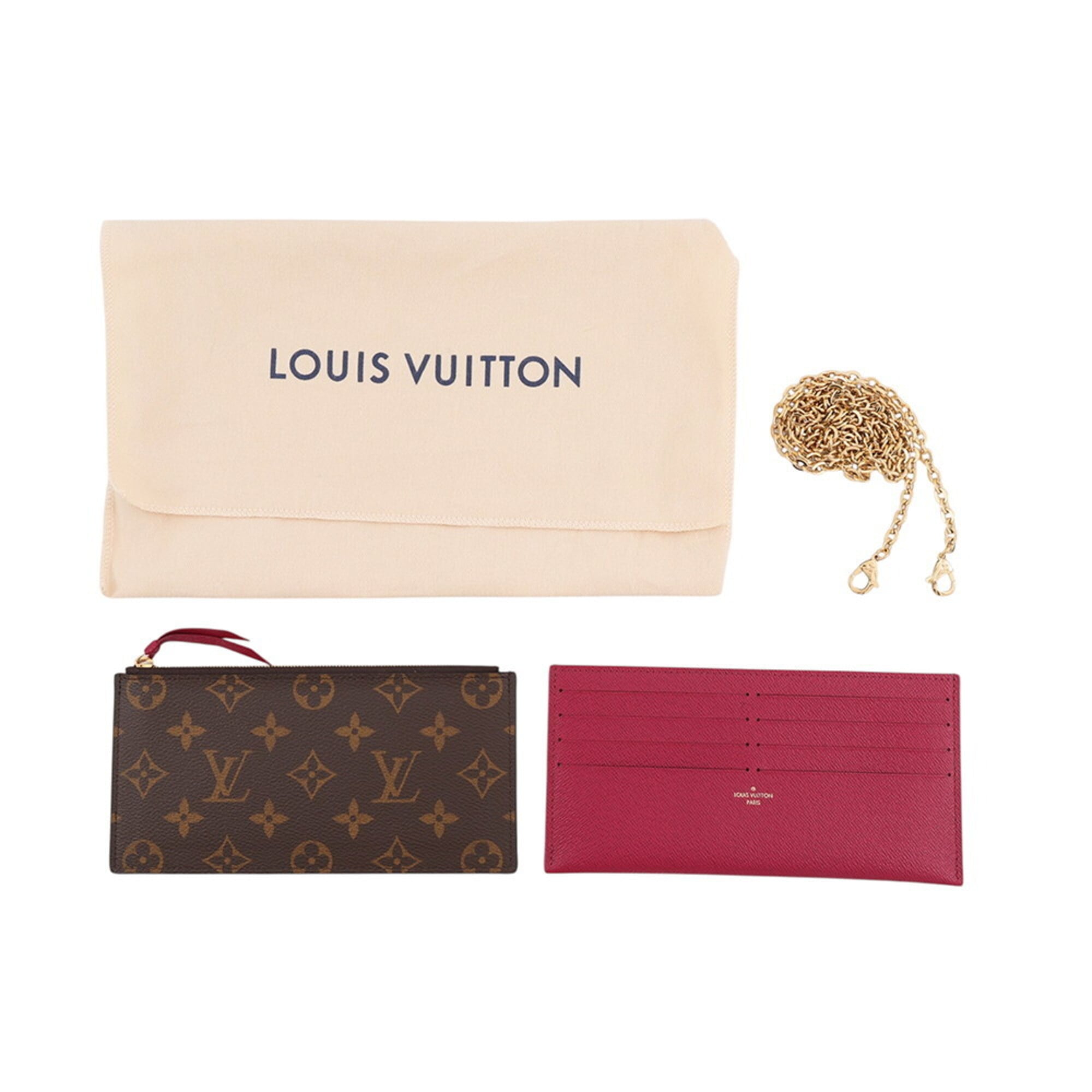 Louis Vuitton Monogram Fuchsia Monogram Monogram Pochette Shoulder Bag (Pre-Owned)
