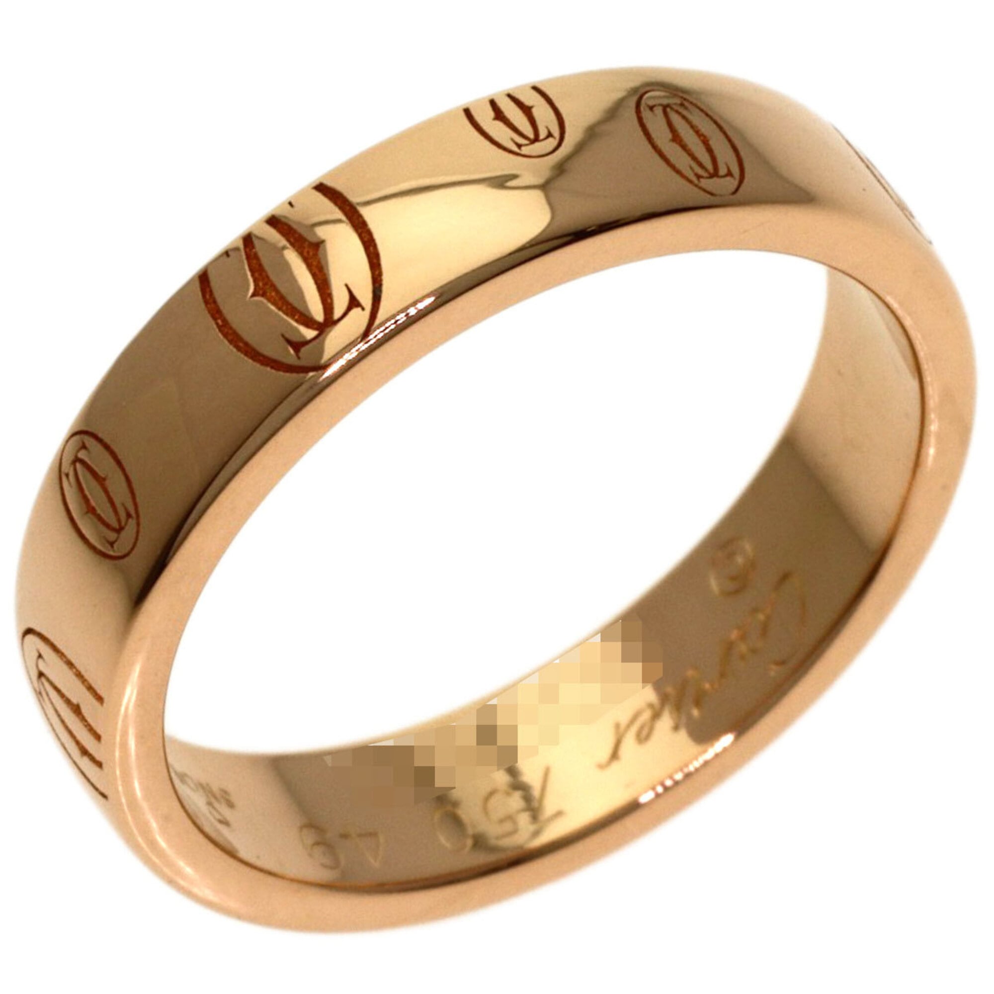 Cartier Happy Birthday Pink Gold (18K) Band Ring (Pre-Owned)
