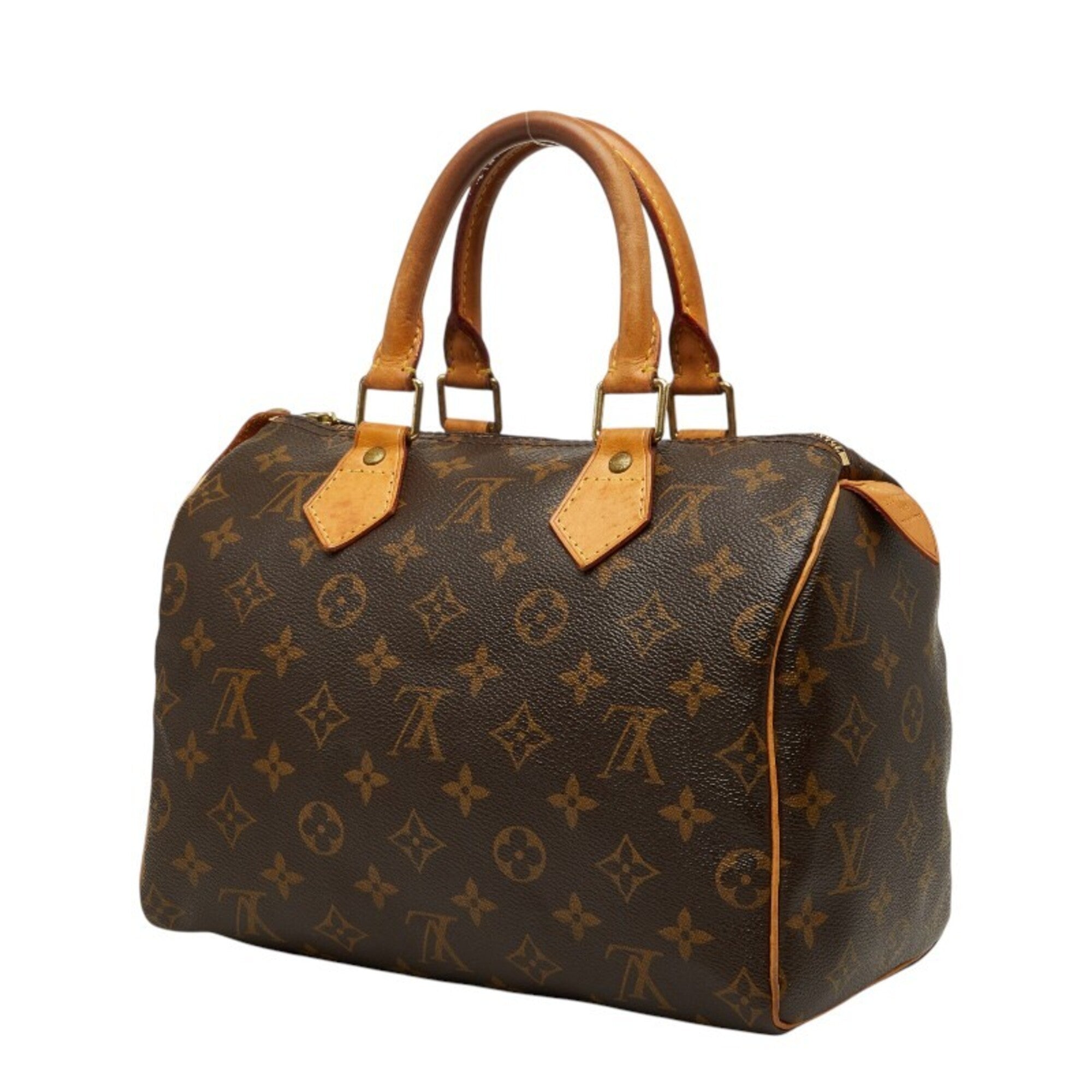 Louis Vuitton Brown Pvc Leather Boston Bag Handbag (Pre-Owned)