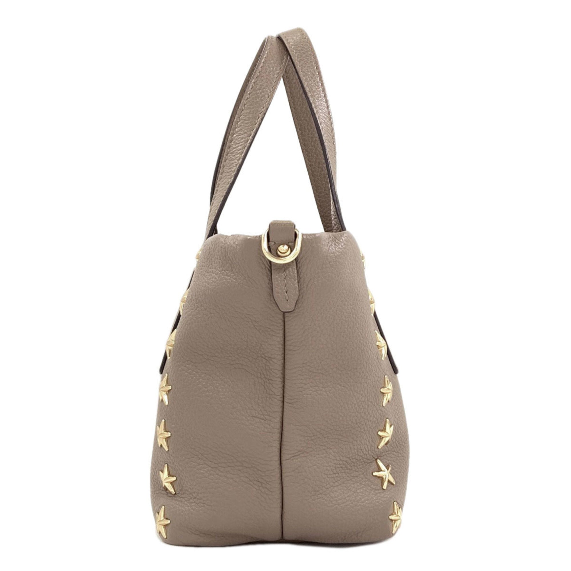 Jimmy Choo Grayish Leather Handbag (Pre-Owned)