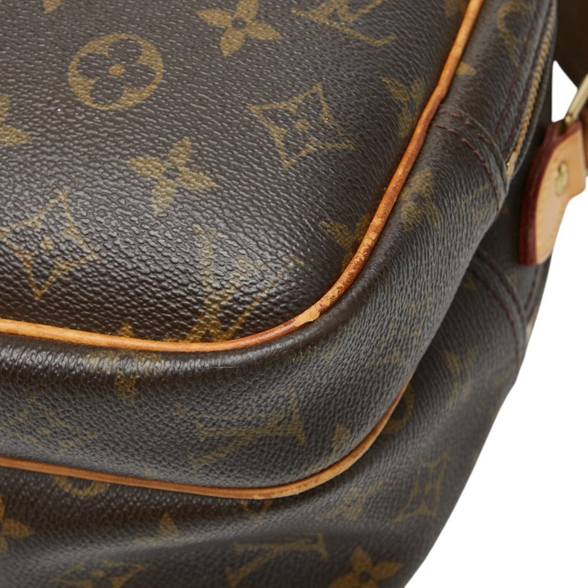 Louis Vuitton Brown Pvc Leather Shoulder Bag (Pre-Owned)