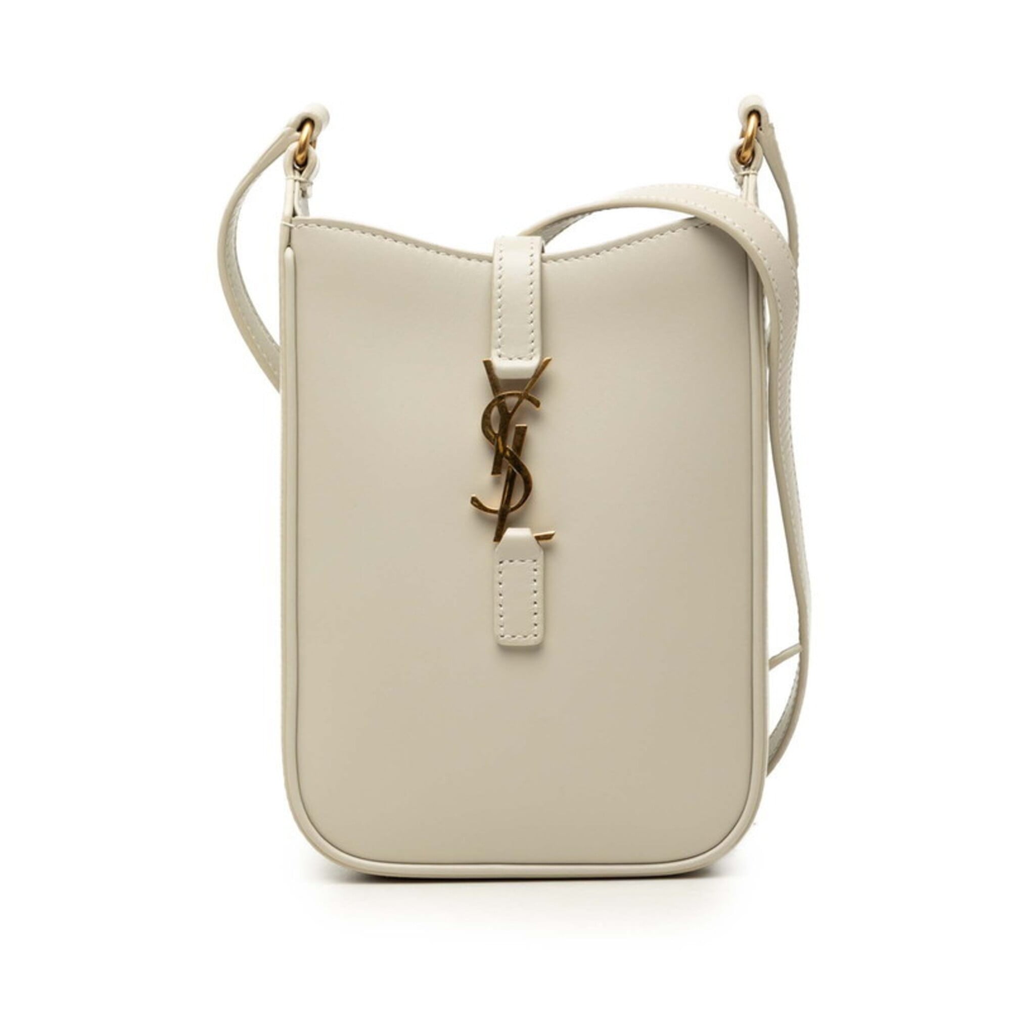 Saint Laurent White Leather Shoulder Bag (Pre-Owned)