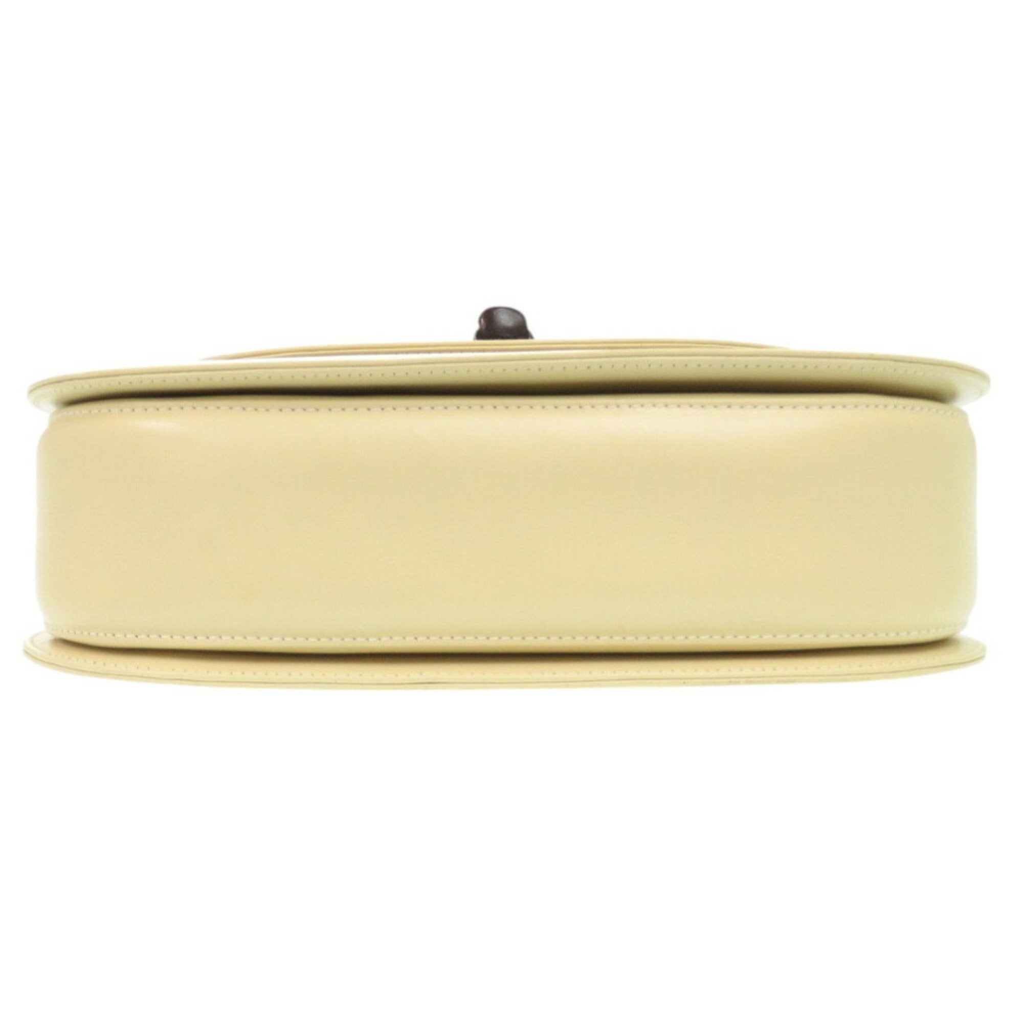 Gucci White Leather Handbag (Pre-Owned)