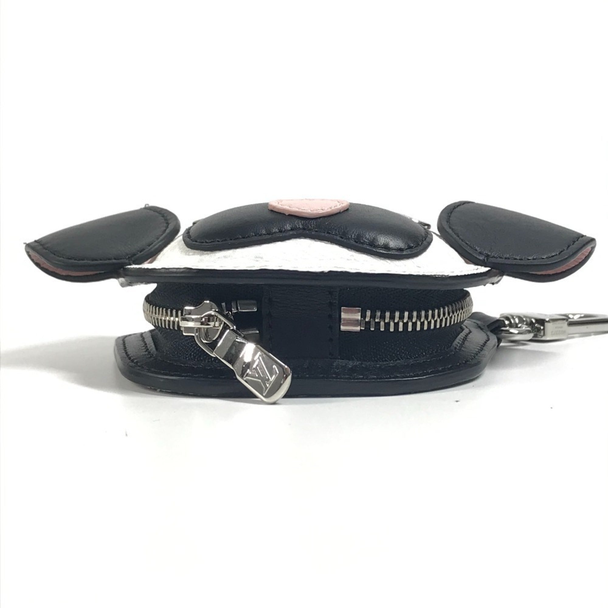 Louis Vuitton Black Multi-Color White Monogram Canvas Coin Purse/Coin Case (Pre-Owned)