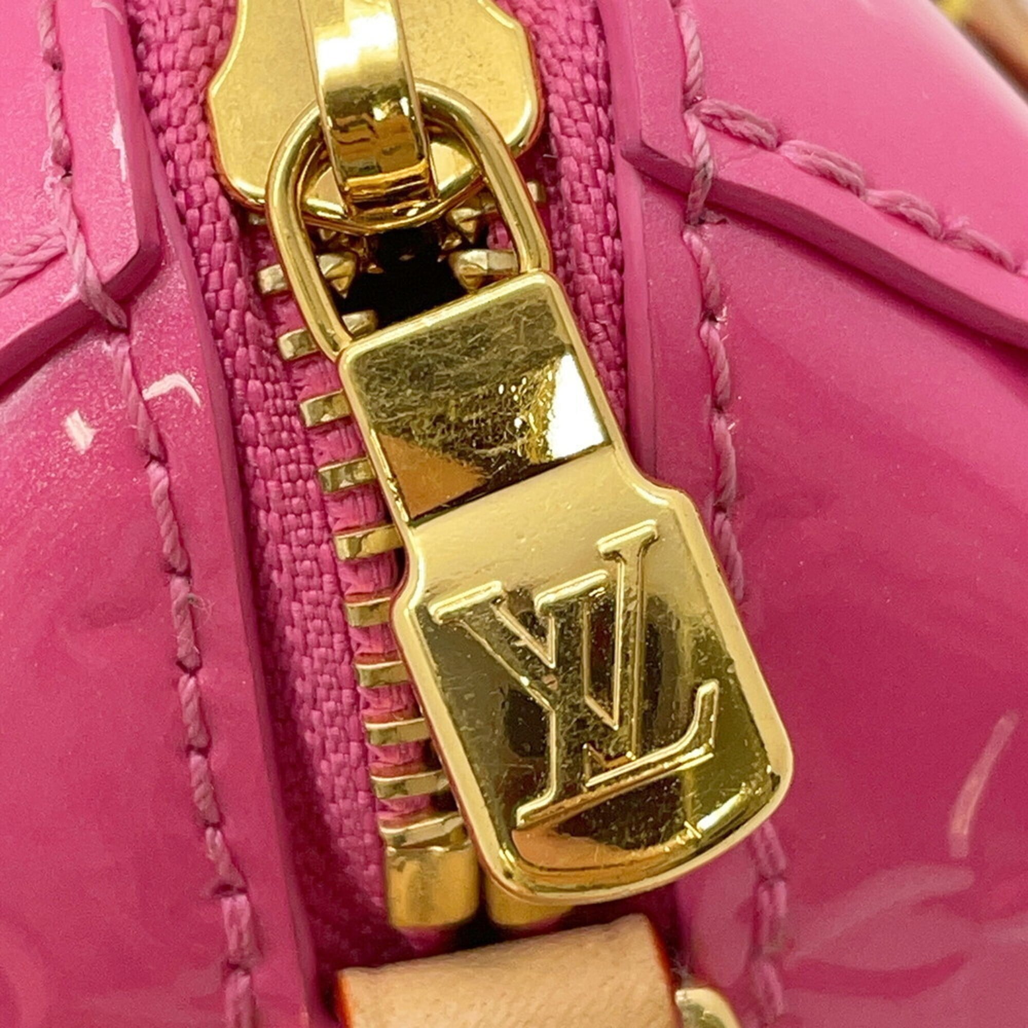 Louis Vuitton Pink Monogram Vernis Handbag Shoulder Bag (Pre-Owned)