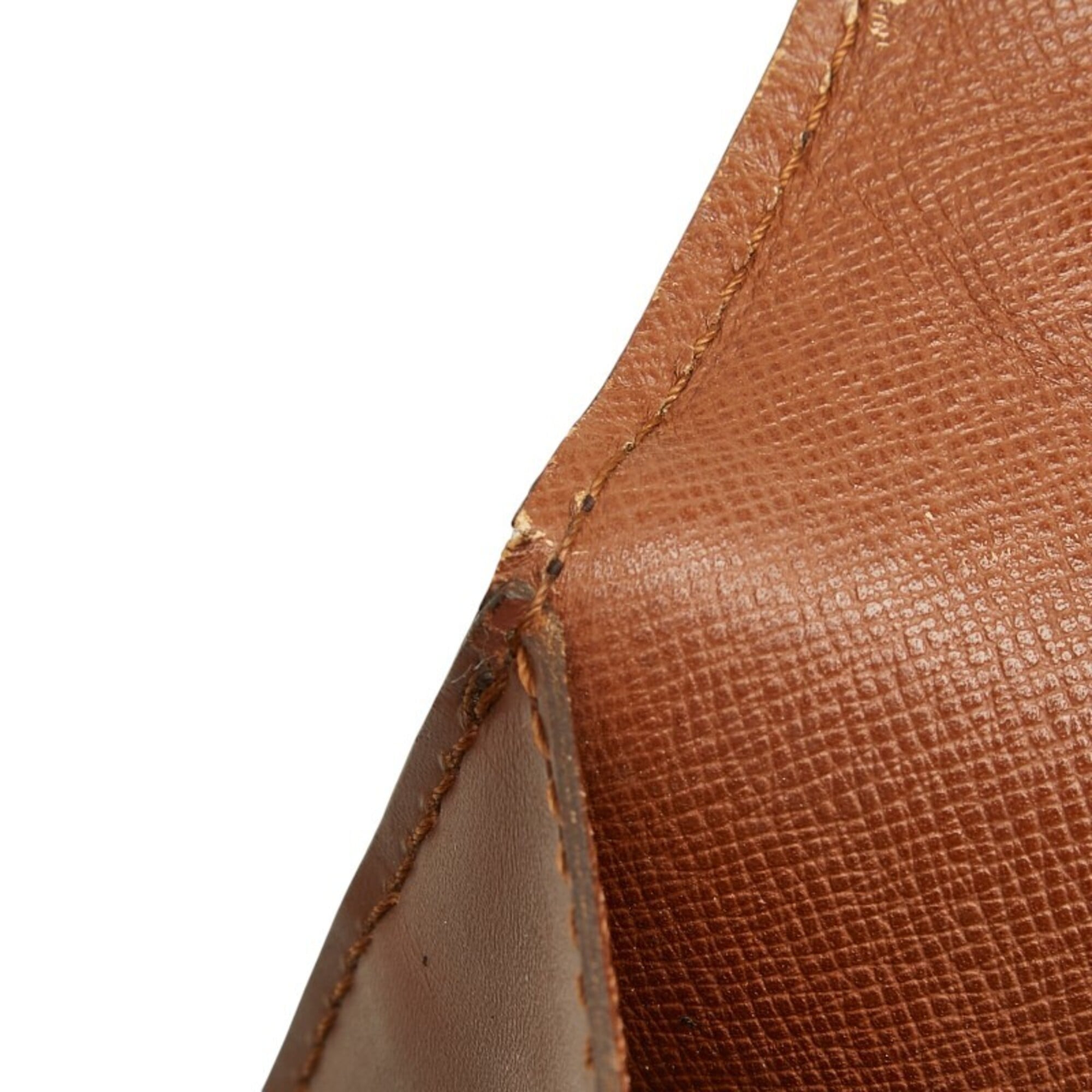 Louis Vuitton Brown Pvc Leather Handbag Shoulder Bag (Pre-Owned)