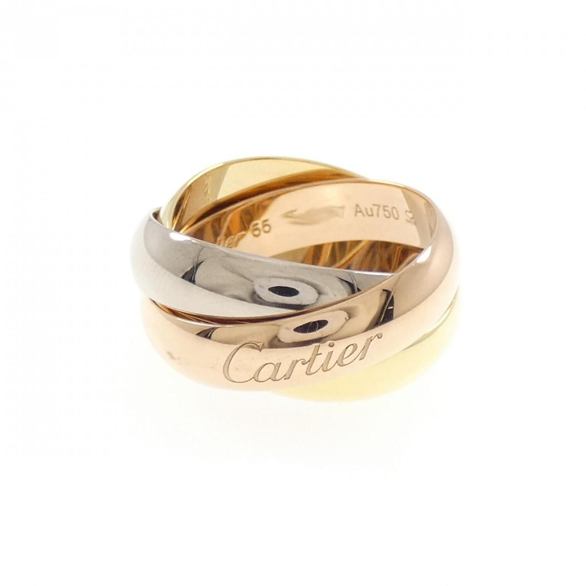 Cartier Yellow Gold (18K) Pink Gold (18K) White Gold (18K) Band Ring (Pre-Owned)