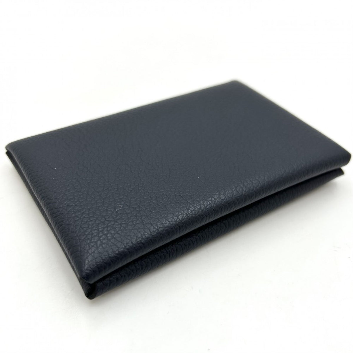 Hermes Navy Epsom Leather Coin Purse/Coin Case (Pre-Owned)