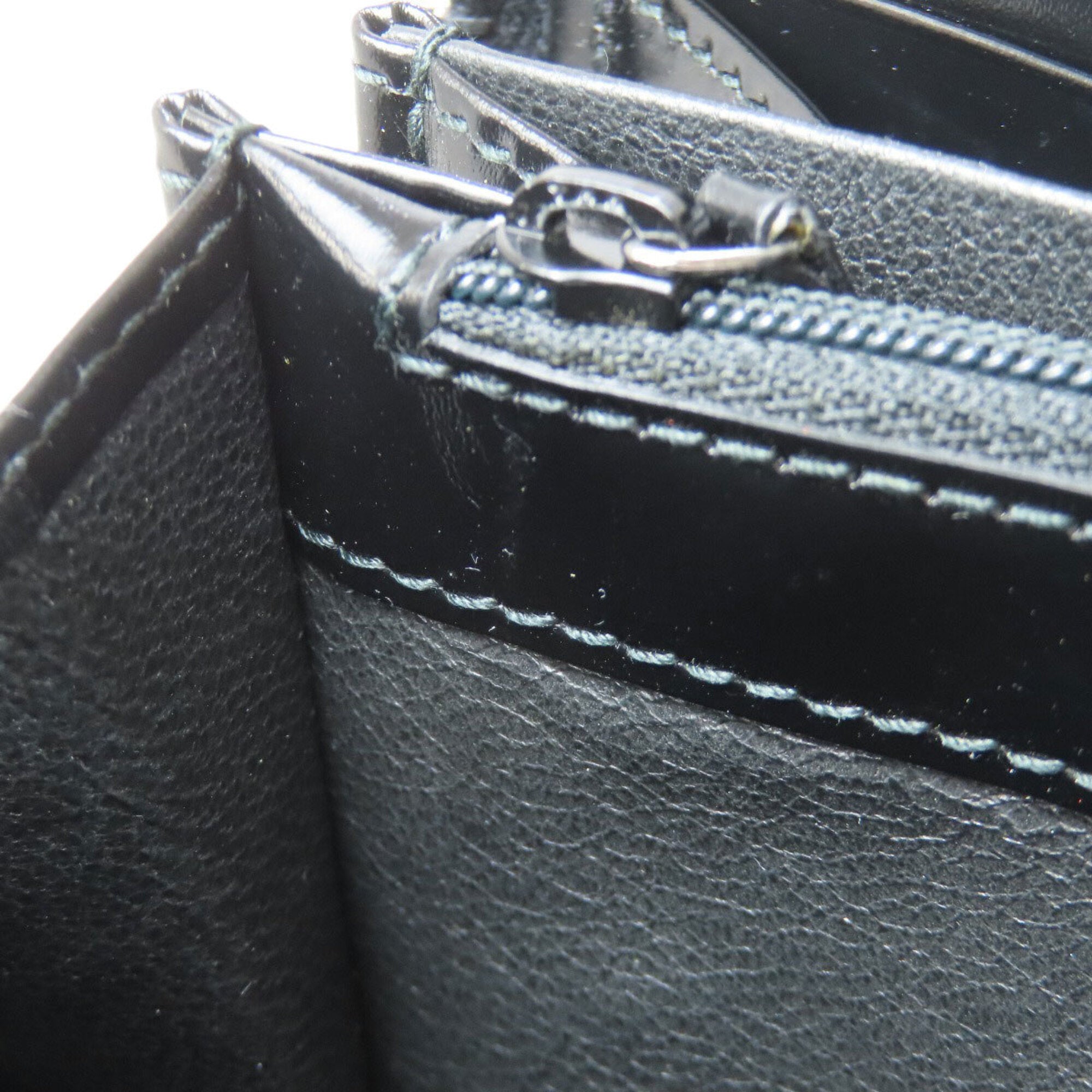 Gucci Black Pvc Long Wallet (Bi-Fold) (Pre-Owned)