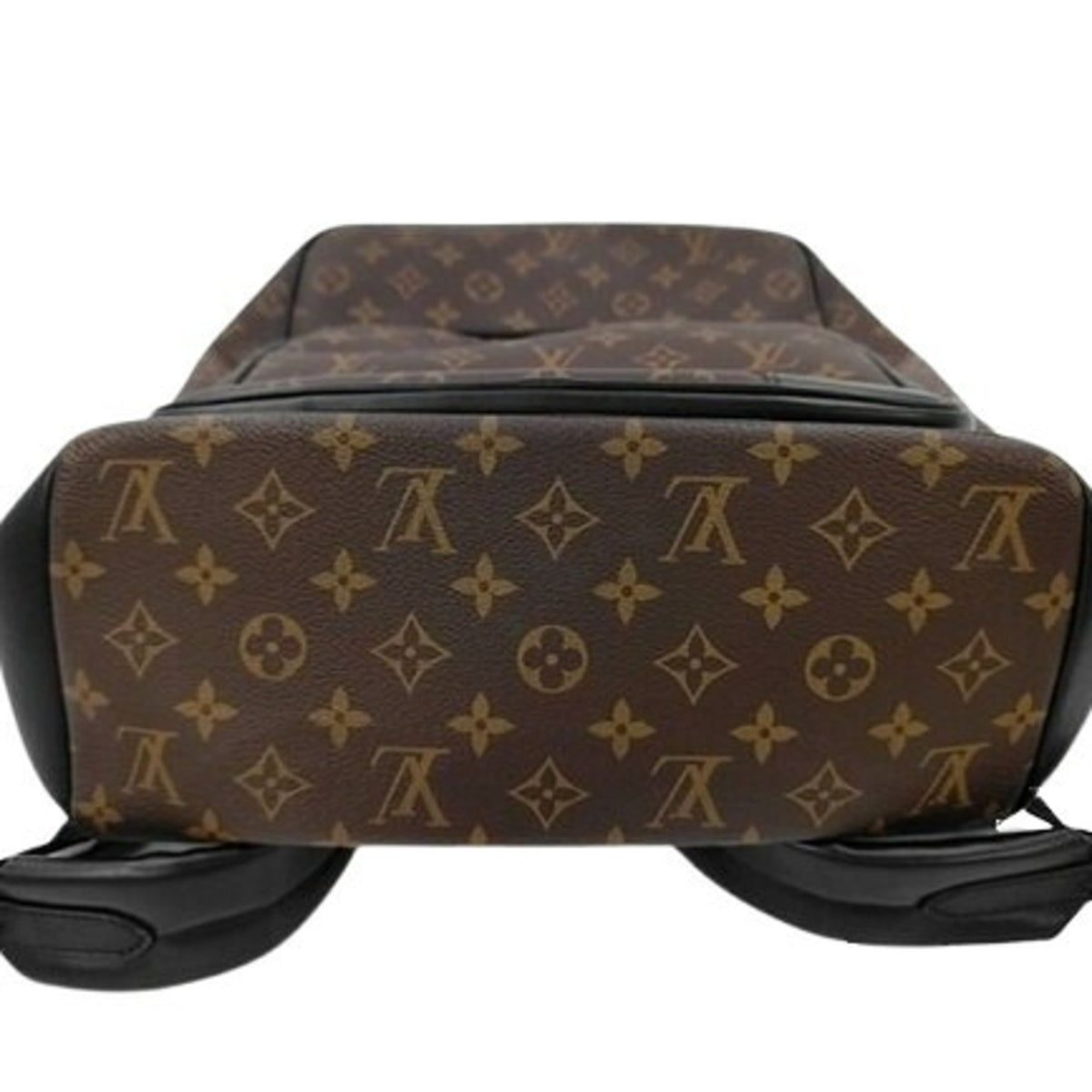 Louis Vuitton Monogram Macassar Black Brown Pvc Leather Backpack (Pre-Owned)