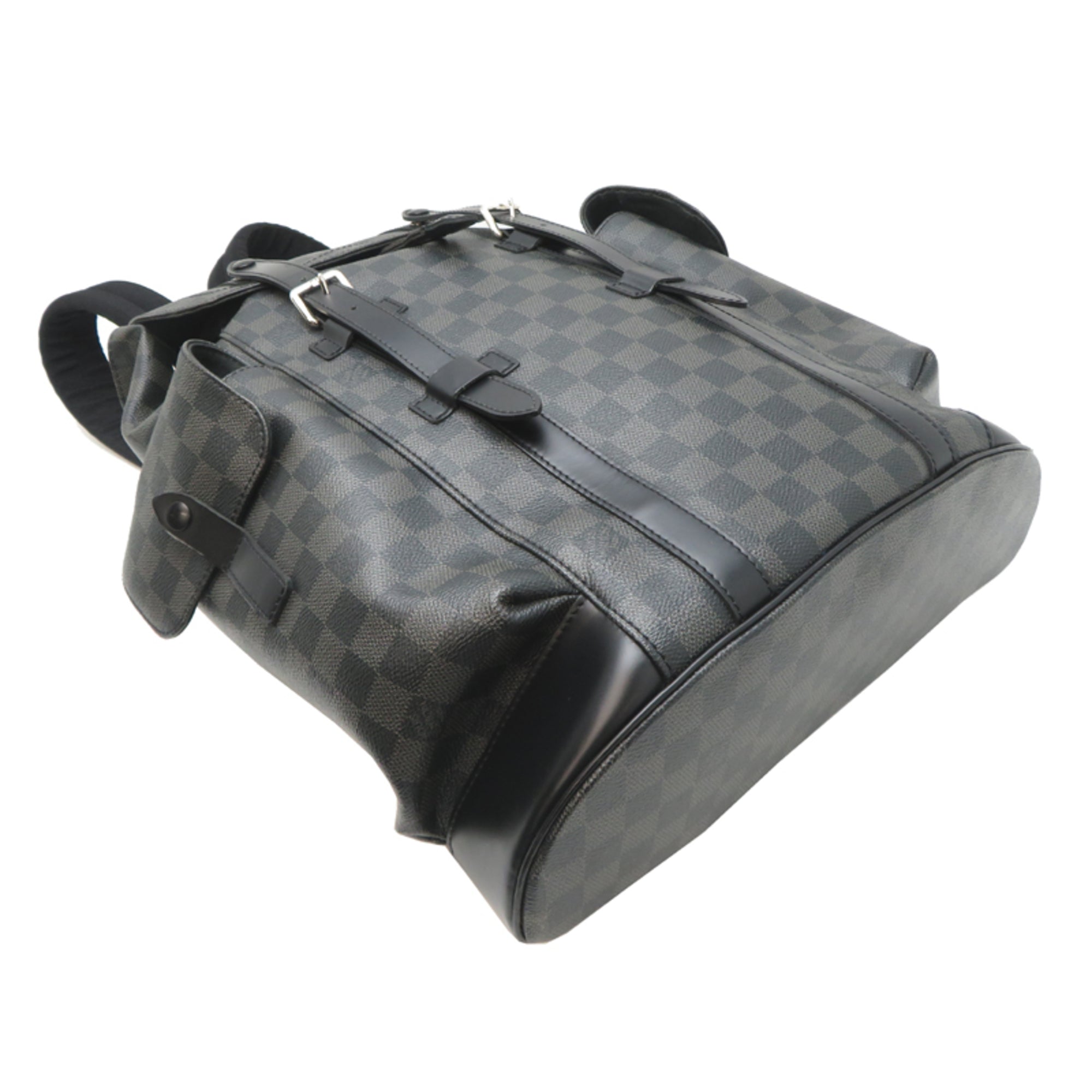Louis Vuitton Black Damier Graphite Backpack (Pre-Owned)