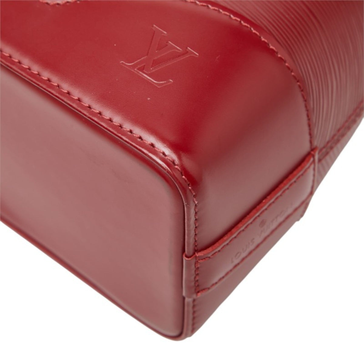 Louis Vuitton Red Color Epi Leather Shoulder Bag (Pre-Owned)