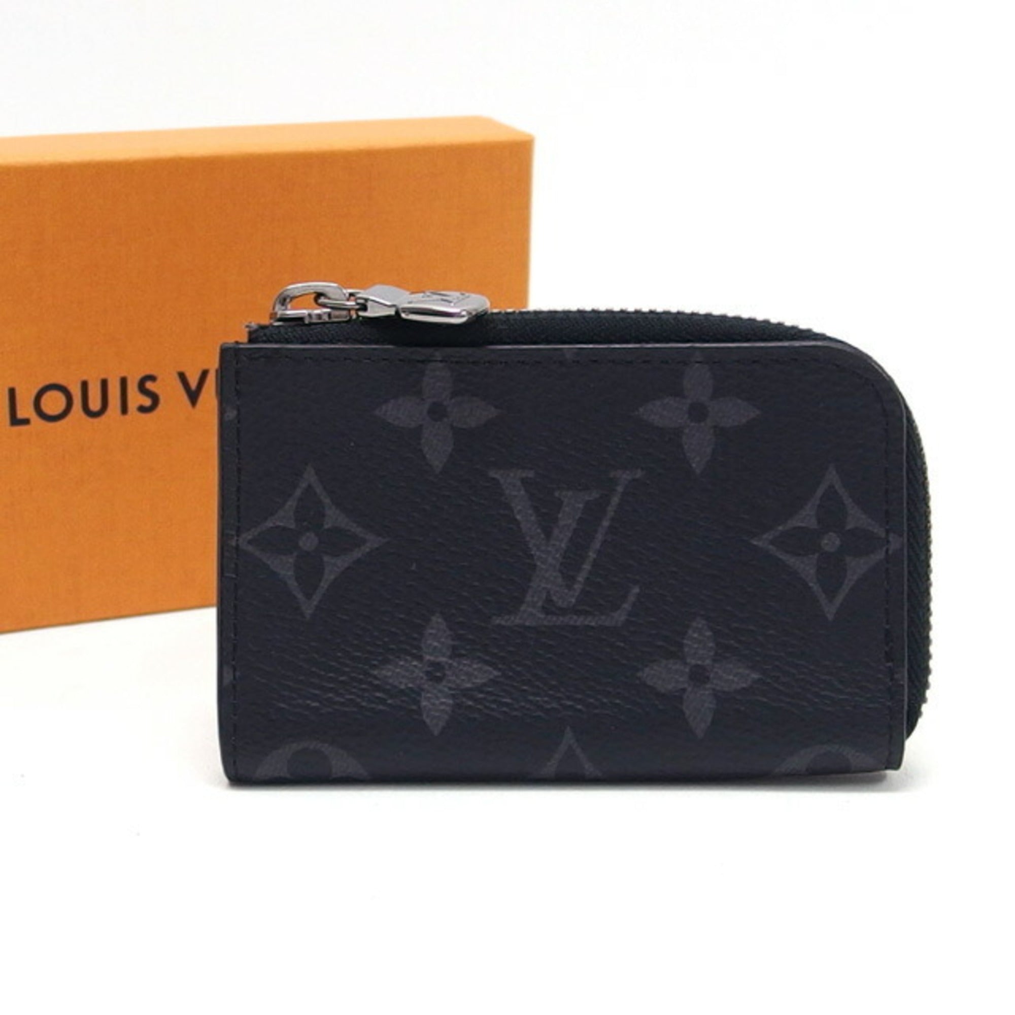 Louis Vuitton Monogram Eclipse Coin Purse/Coin Case (Pre-Owned)