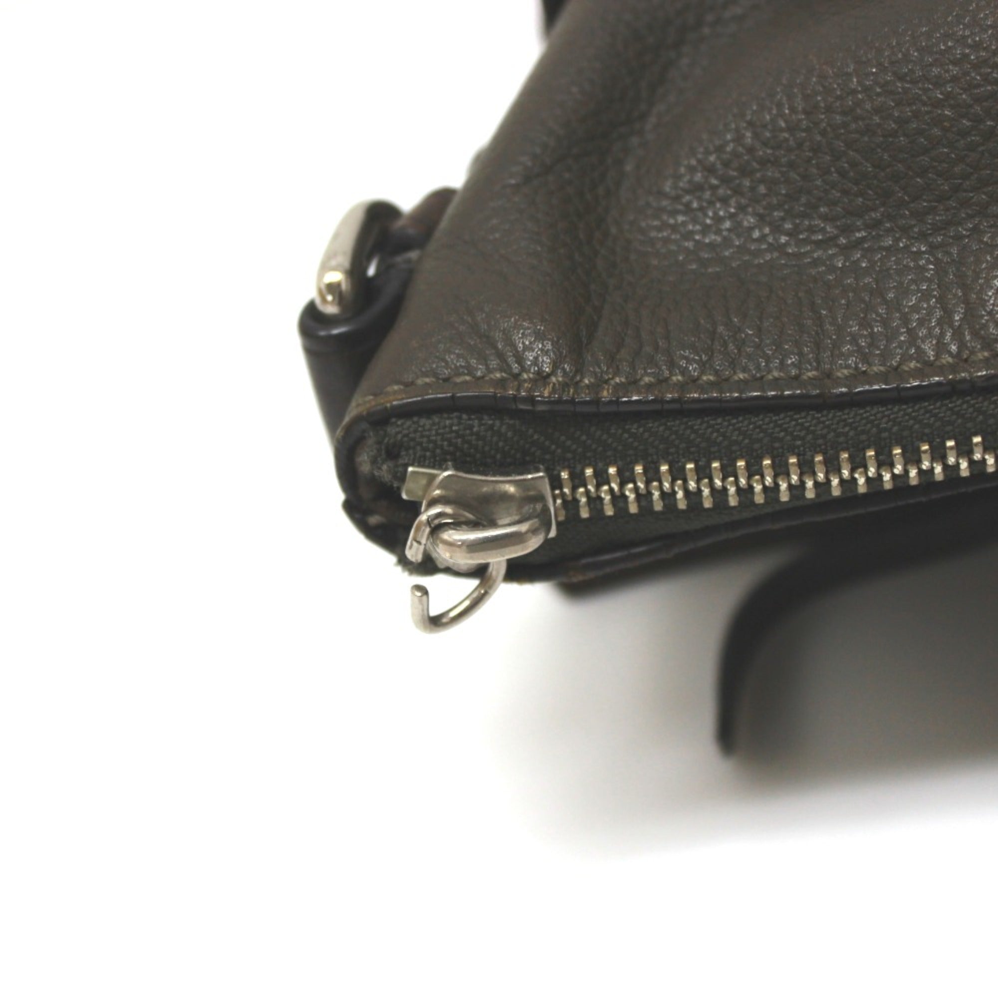 Coach Green Leather Tote Bag (Pre-Owned)