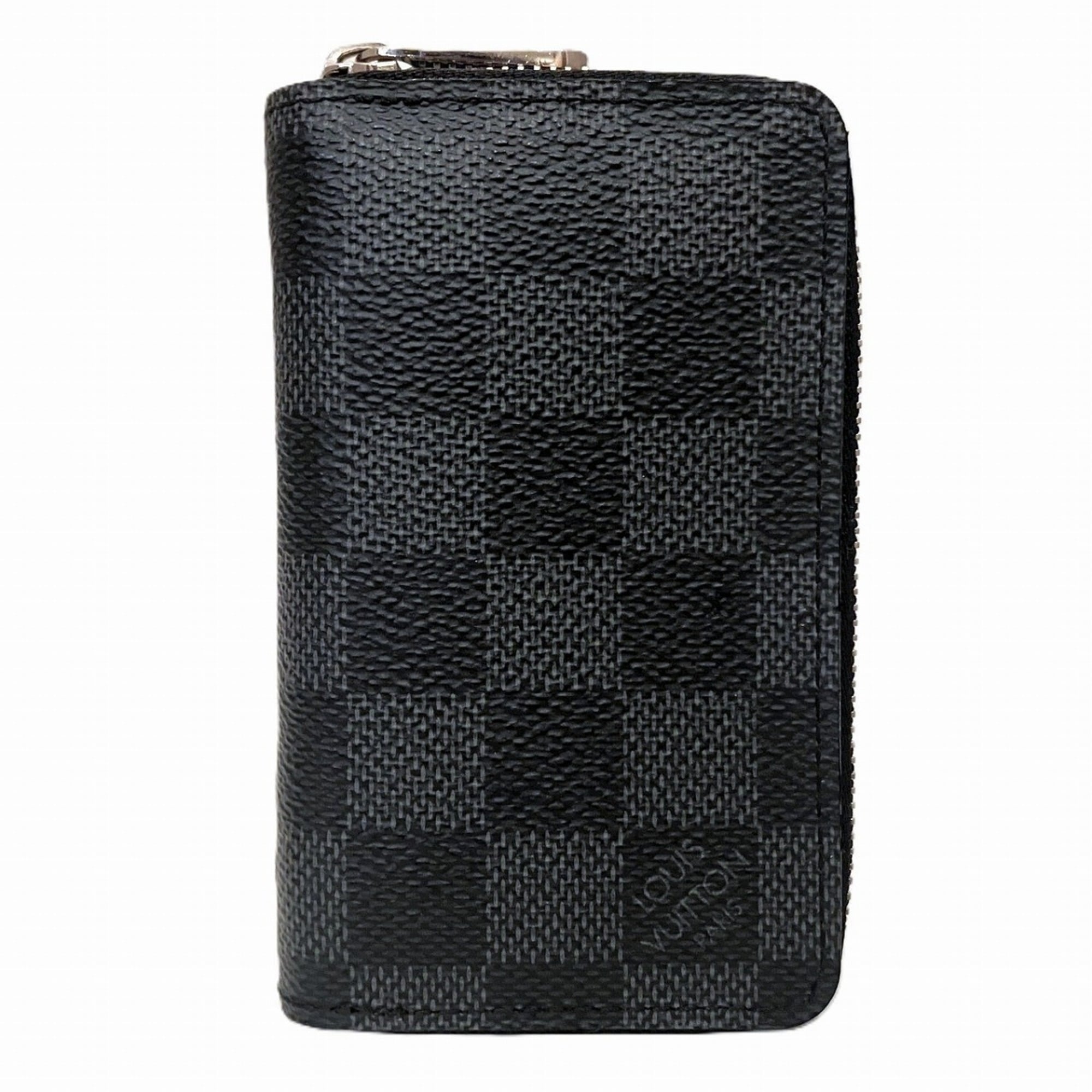 Louis Vuitton Black Damier Graphite Coin Purse/Coin Case (Pre-Owned)