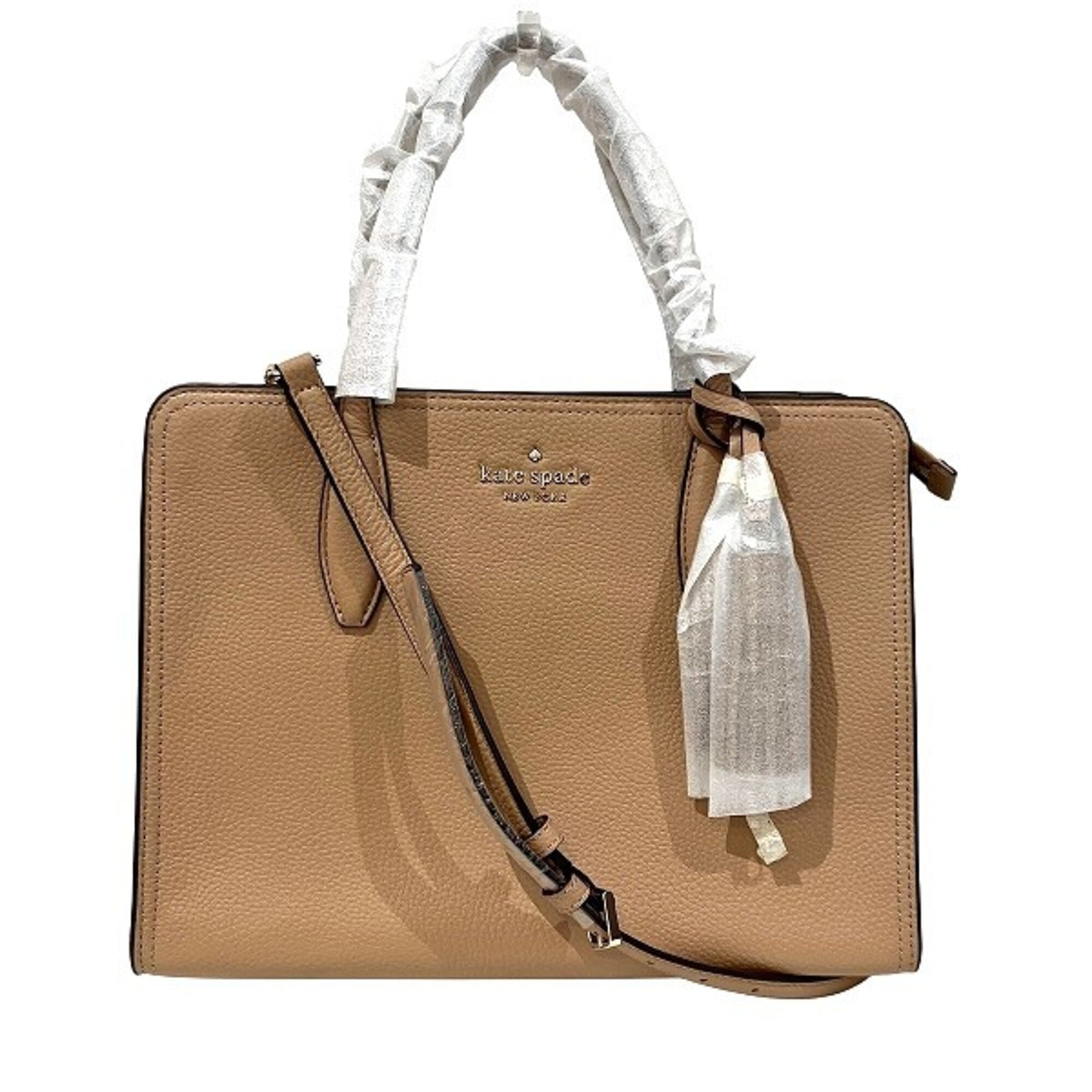 Kate Spade Beige Leather Handbag Shoulder Bag (Pre-Owned)