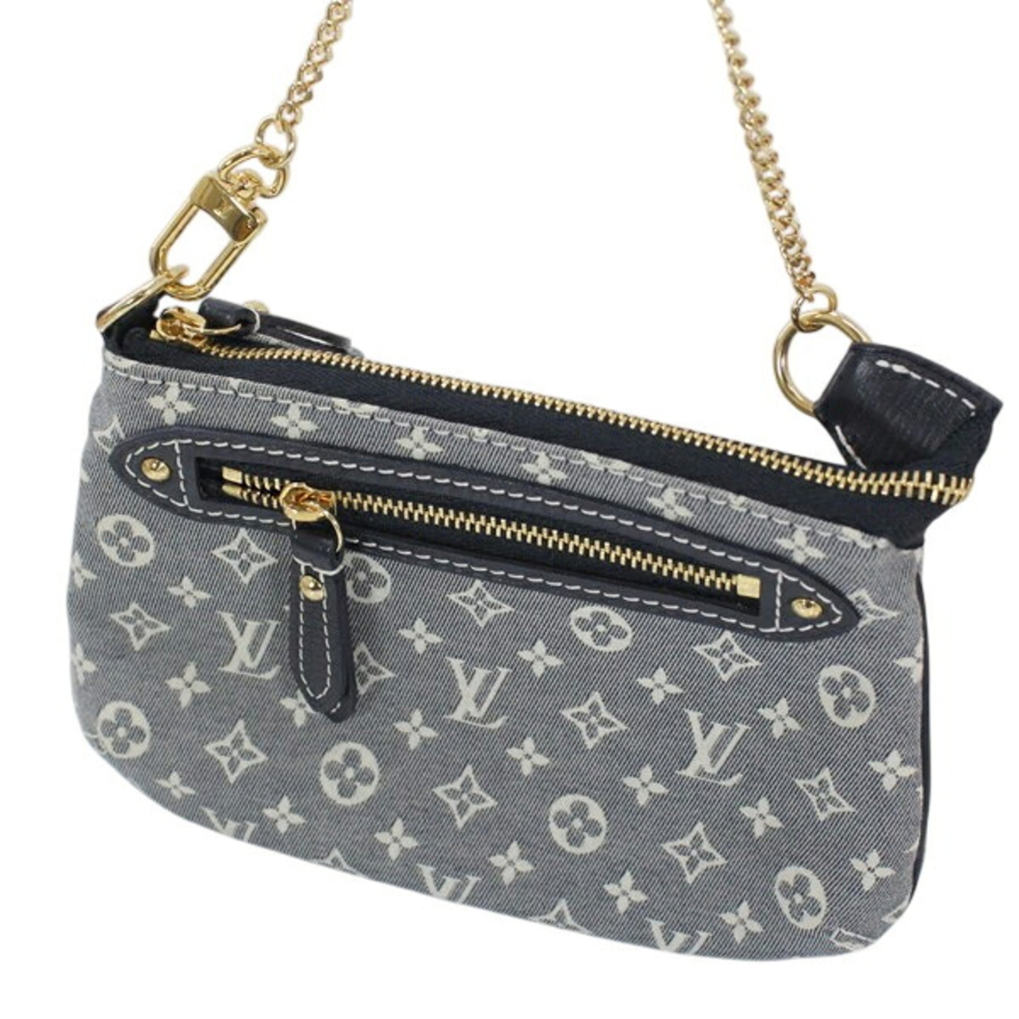 Louis Vuitton Ancre Monogram Navy Canvas Monogram Idylle Handbag Pochette Pouch (Pre-Owned)