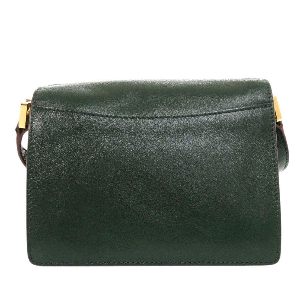 Marni Green Leather Shoulder Bag (Pre-Owned)