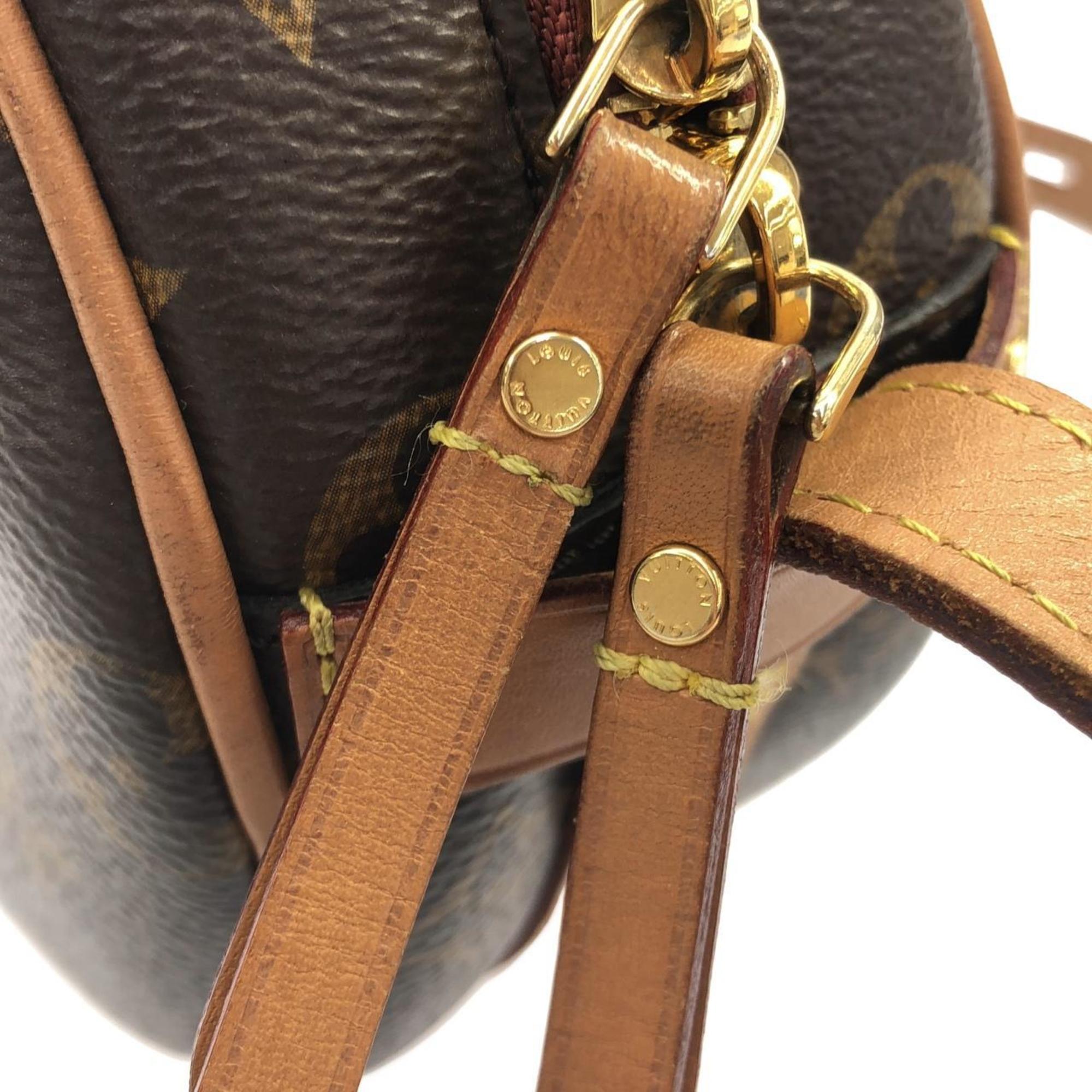Louis Vuitton Brown Coated Canvas Shoulder Bag (Pre-Owned)