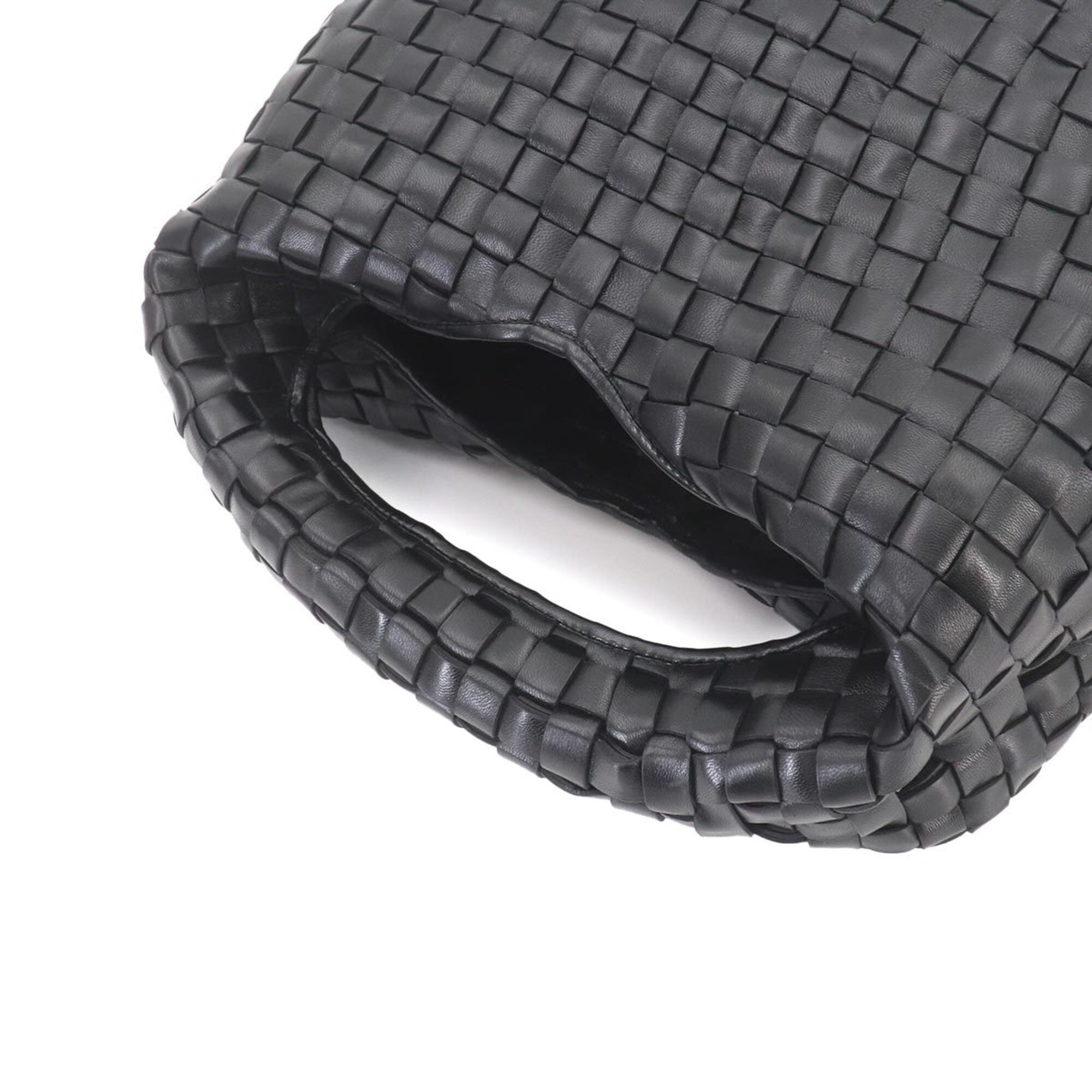 Bottega Veneta Black Leather Handbag (Pre-Owned)