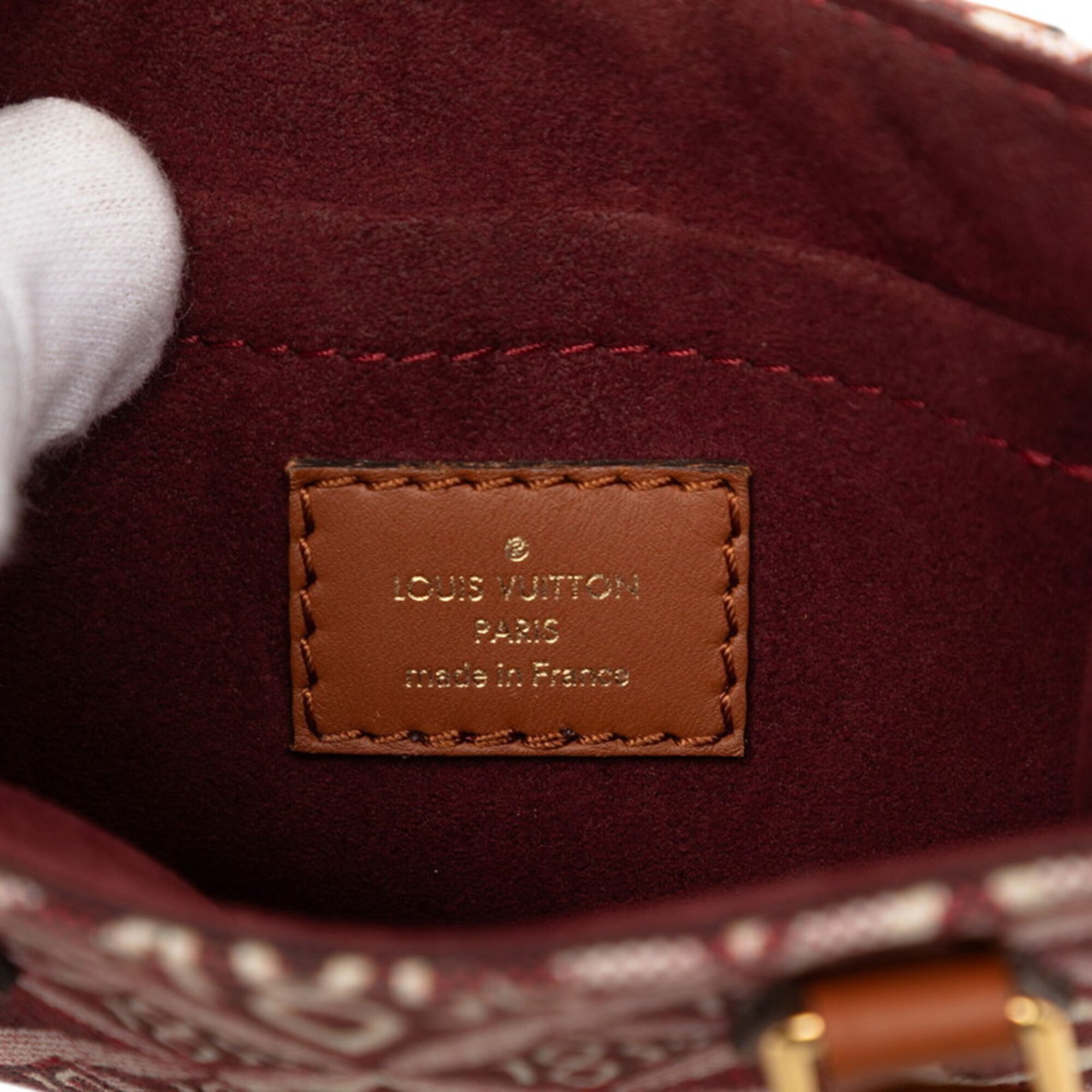 Louis Vuitton Bordeaux Brown Monogram Monogram Handbag Shoulder Bag (Pre-Owned)