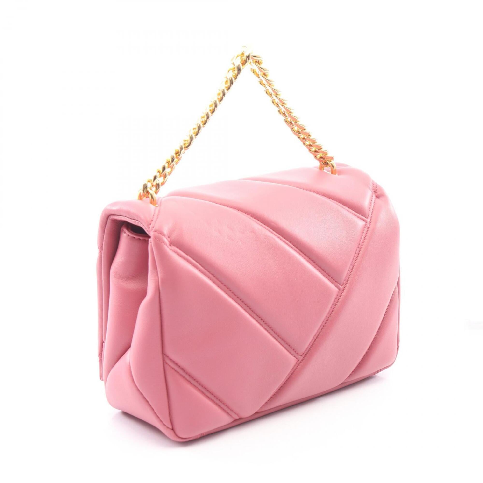 Bvlgari Pink Leather Handbag (Pre-Owned)