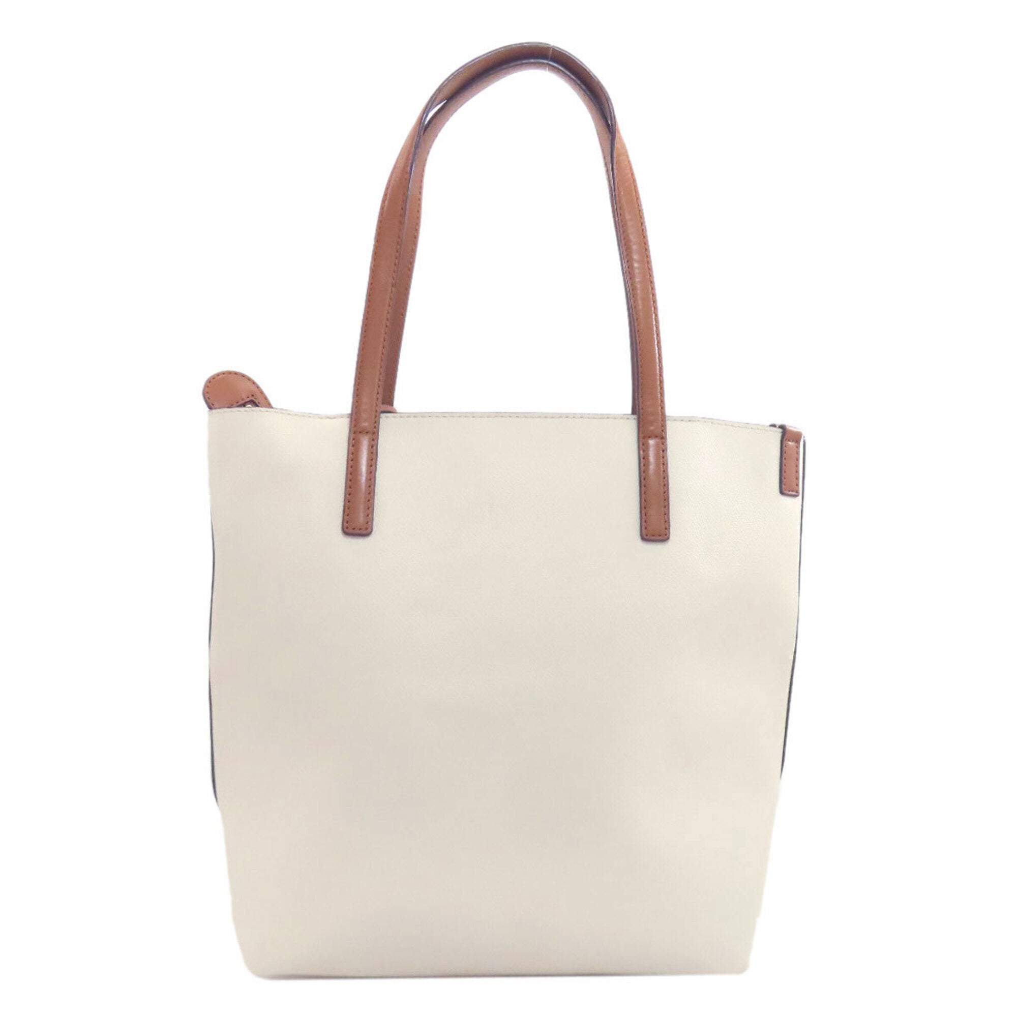 Michael Kors Brown Cream Pvc Tote Bag (Pre-Owned)