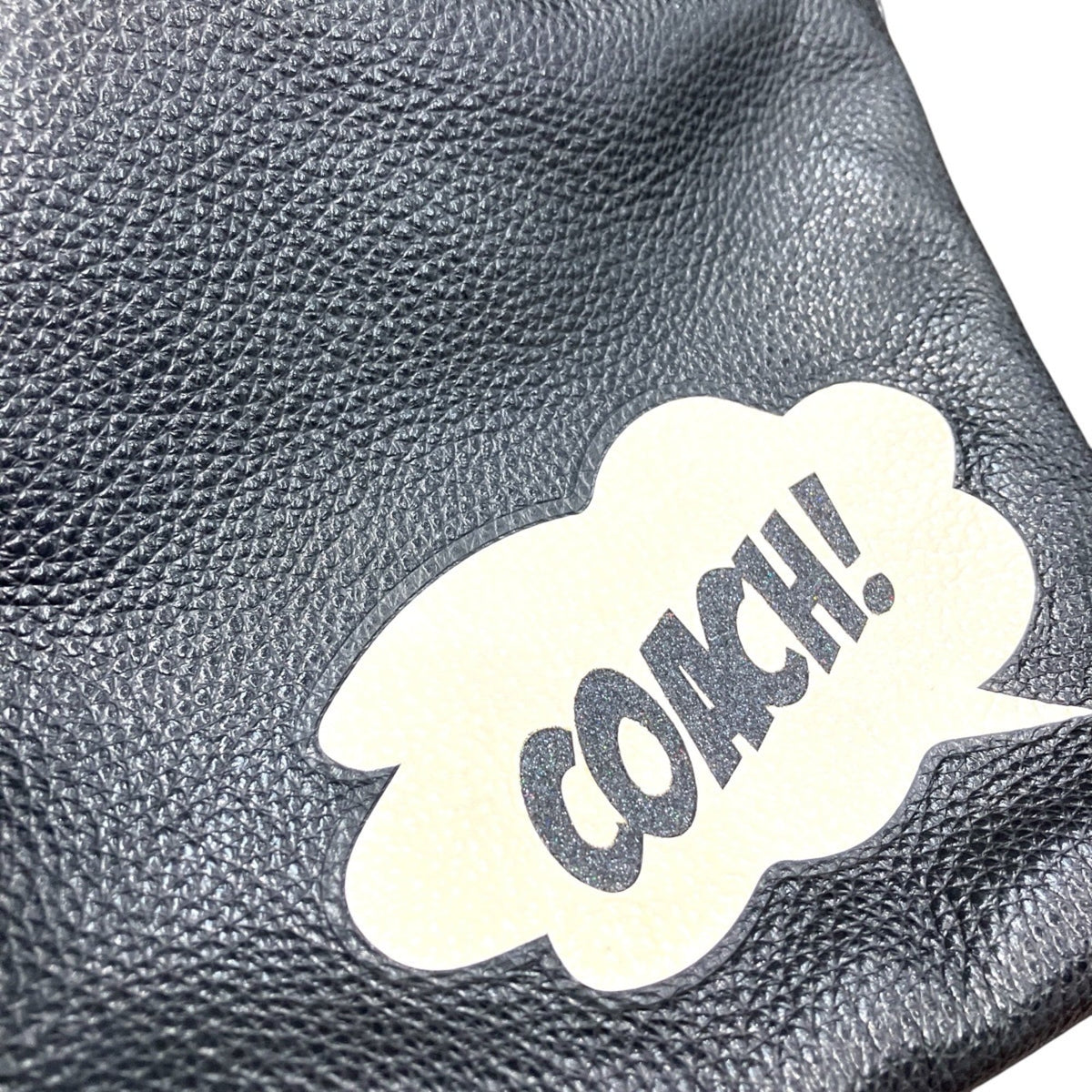 Coach Black Leather Shoulder Bag (Pre-Owned)