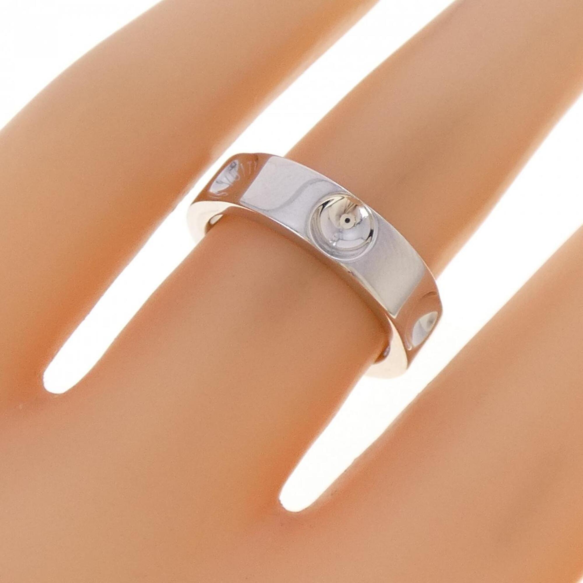 Louis Vuitton White Gold (18K) Band Ring (Pre-Owned)