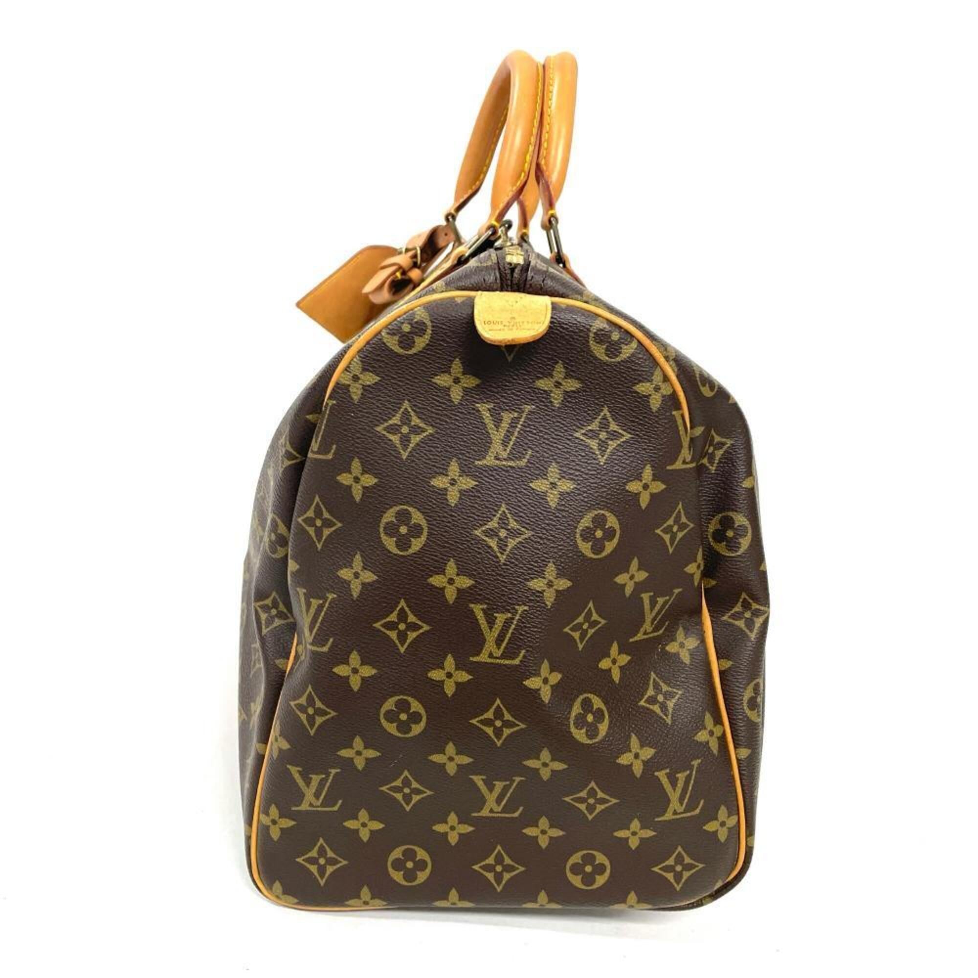 Louis Vuitton Brown Monogram Canvas Boston Bag (Pre-Owned)