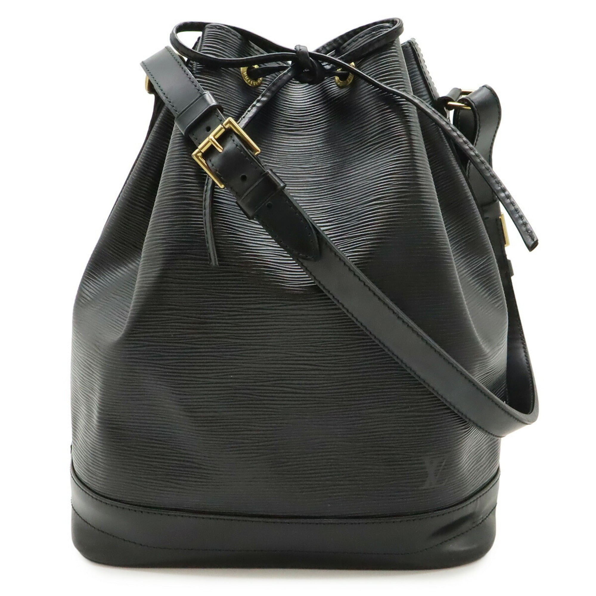 Louis Vuitton Black Noir Epi Leather Shoulder Bag (Pre-Owned)