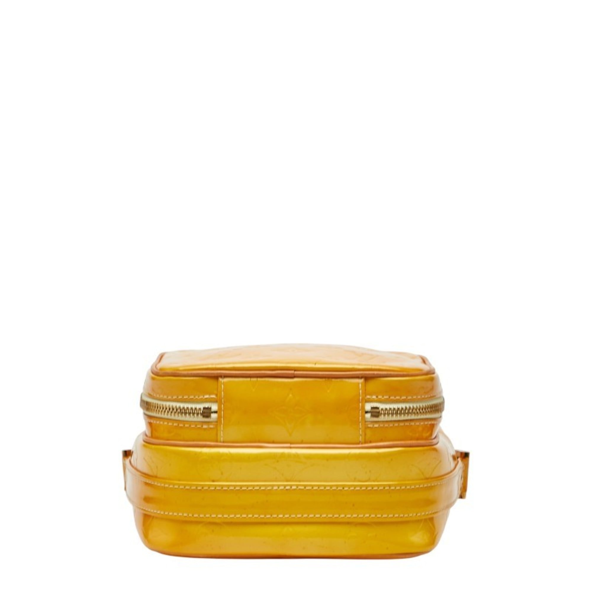 Louis Vuitton Yellow Patent Leather Shoulder Bag (Pre-Owned)