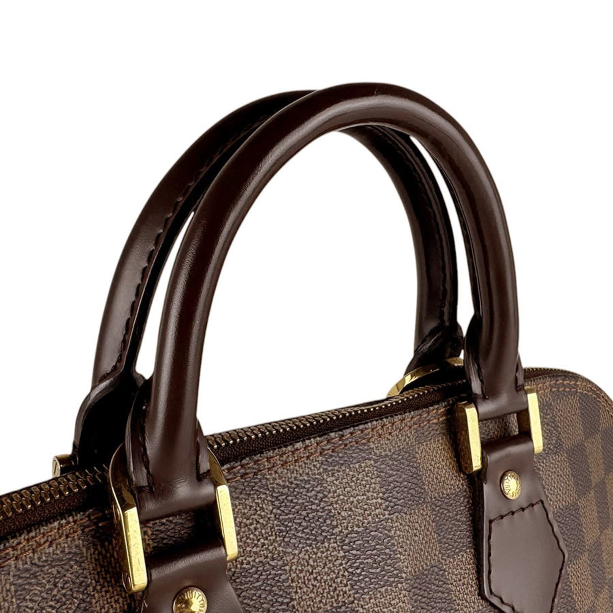 Louis Vuitton Damier Canvas Ebene Damier Canvas Handbag (Pre-Owned)