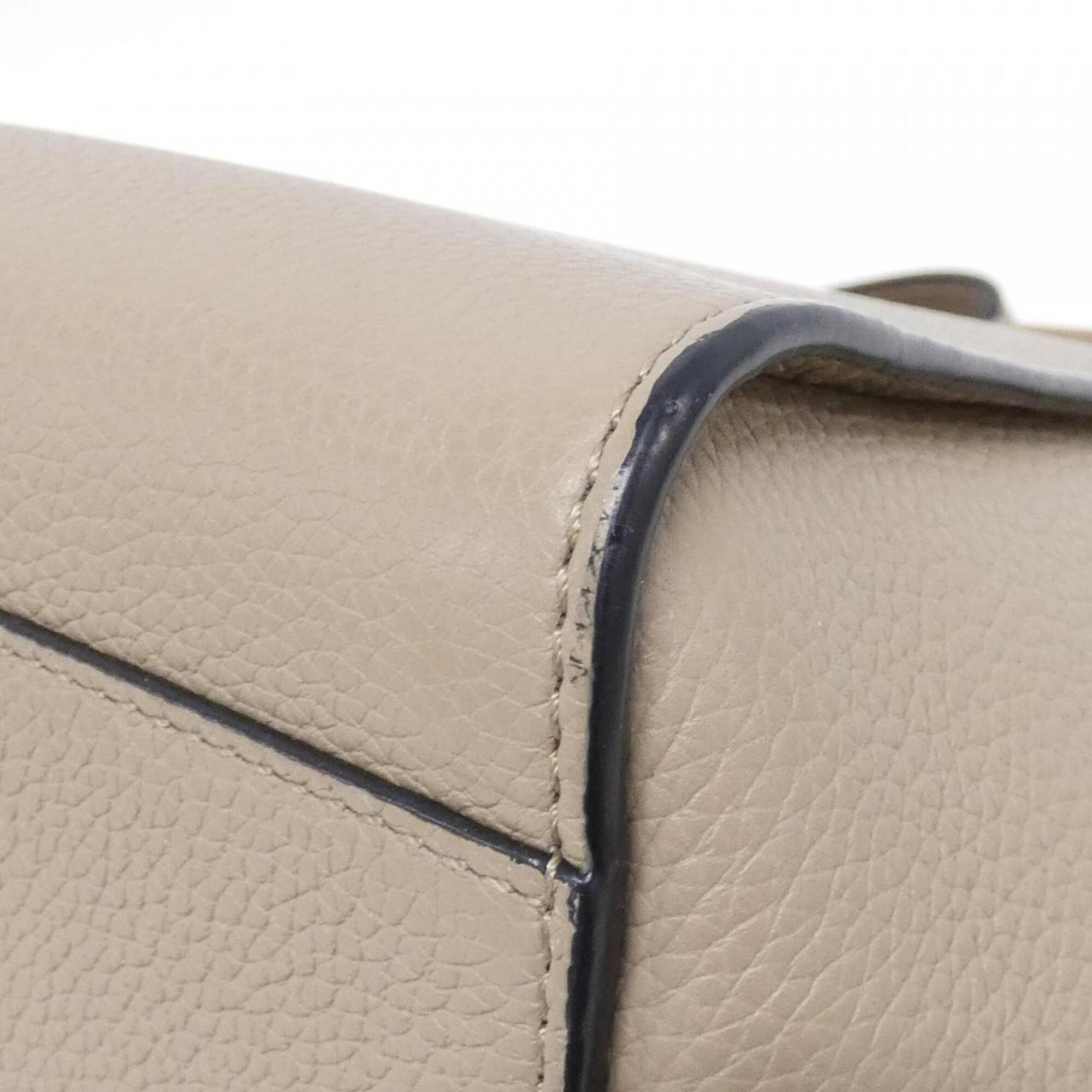 Loewe Sand Leather Shoulder Bag (Pre-Owned)