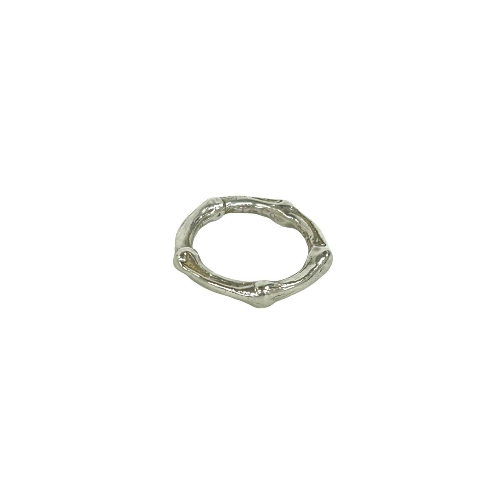 Tiffany Silver Silver 925 Band Ring (Pre-Owned)