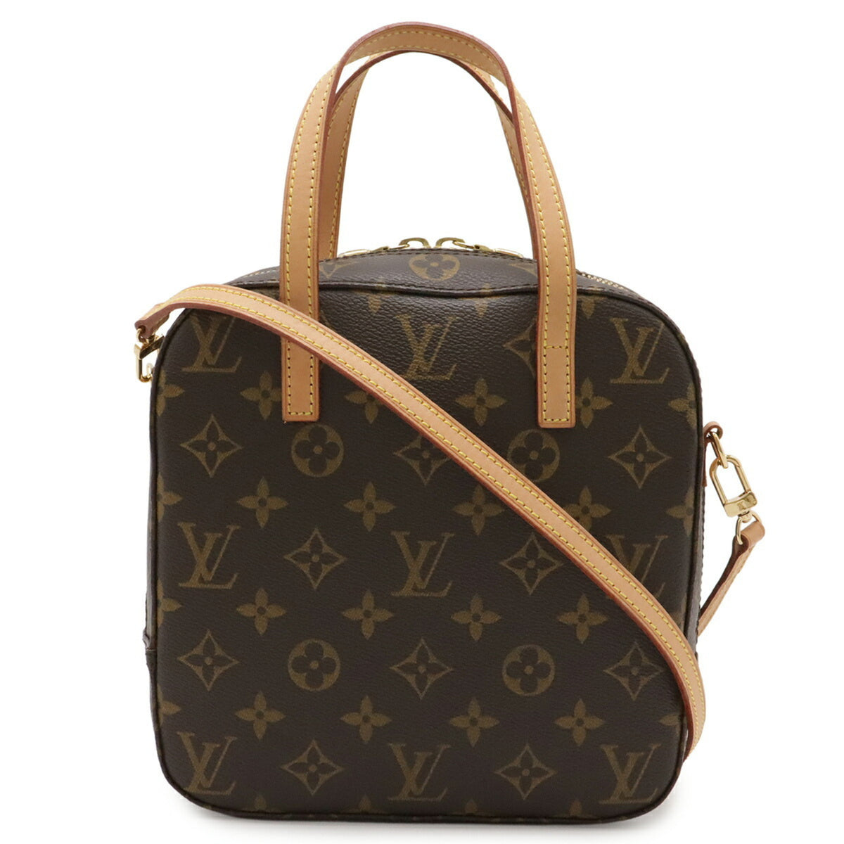Louis Vuitton Brown Monogram Canvas Pvc Coated Canvas Handbag Shoulder Bag (Pre-Owned)