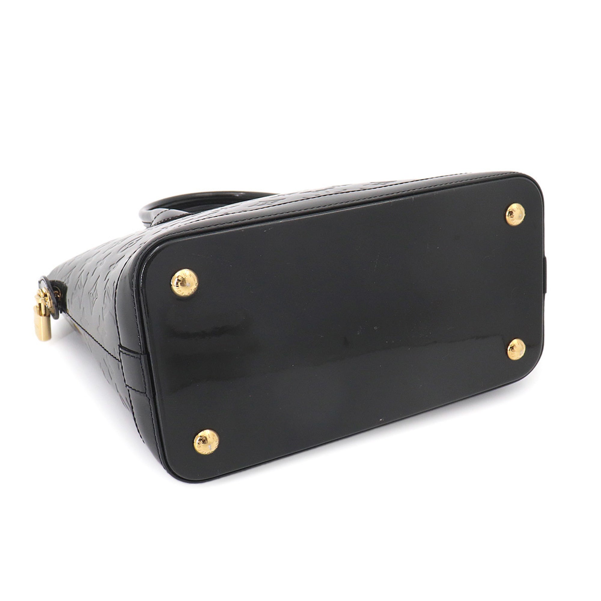 Louis Vuitton Noir Monogram Vernis Handbag (Pre-Owned)