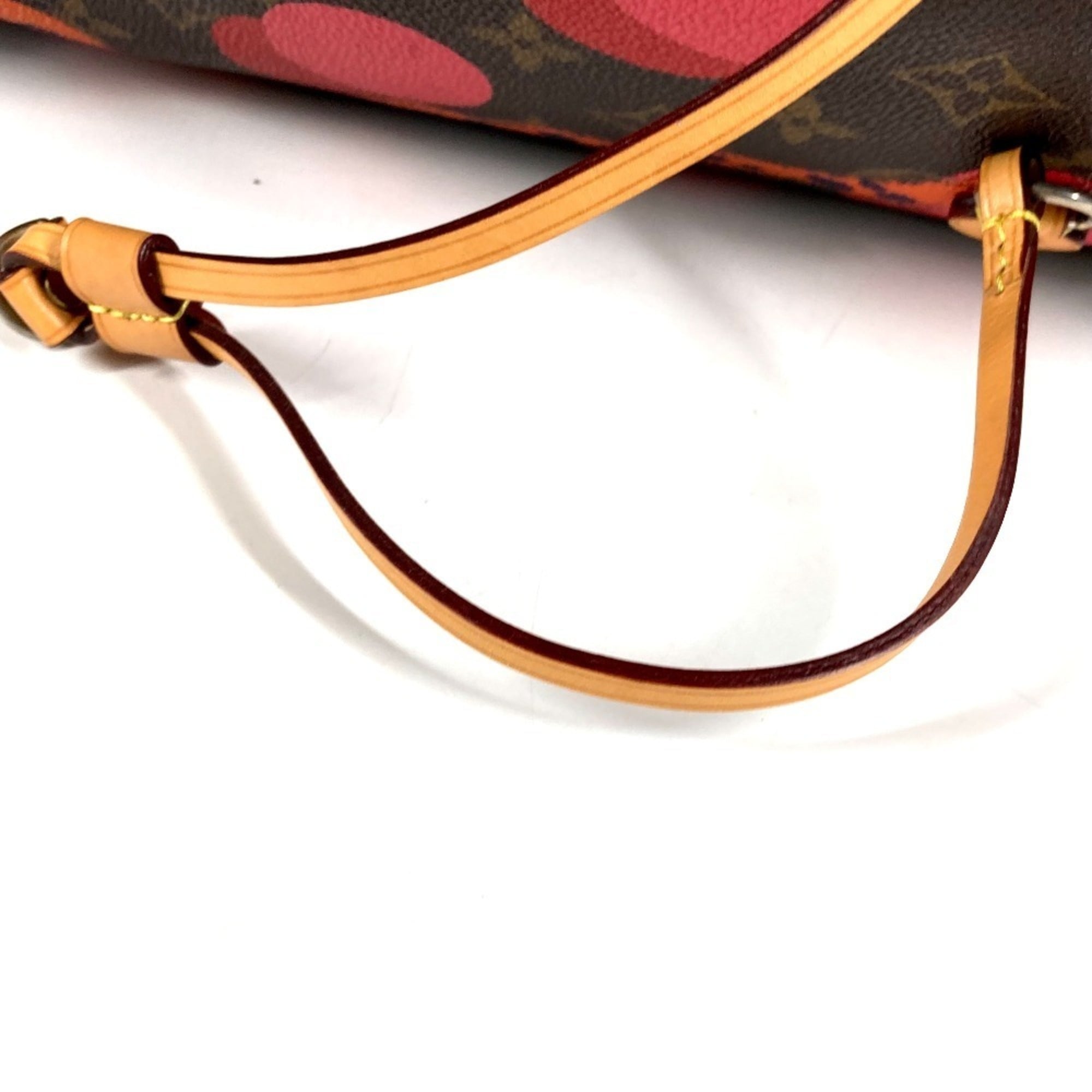 Louis Vuitton Monogram Ramages Brown Pink Monogram Shoulder Bag Tote Bag (Pre-Owned)