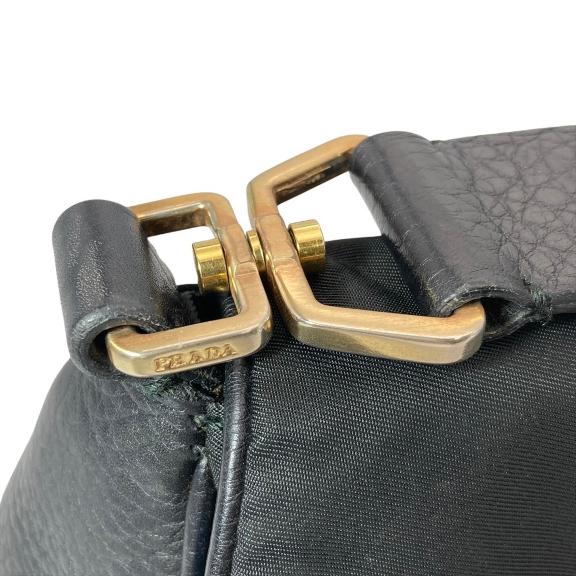 Prada Black Nylon Shoulder Bag (Pre-Owned)