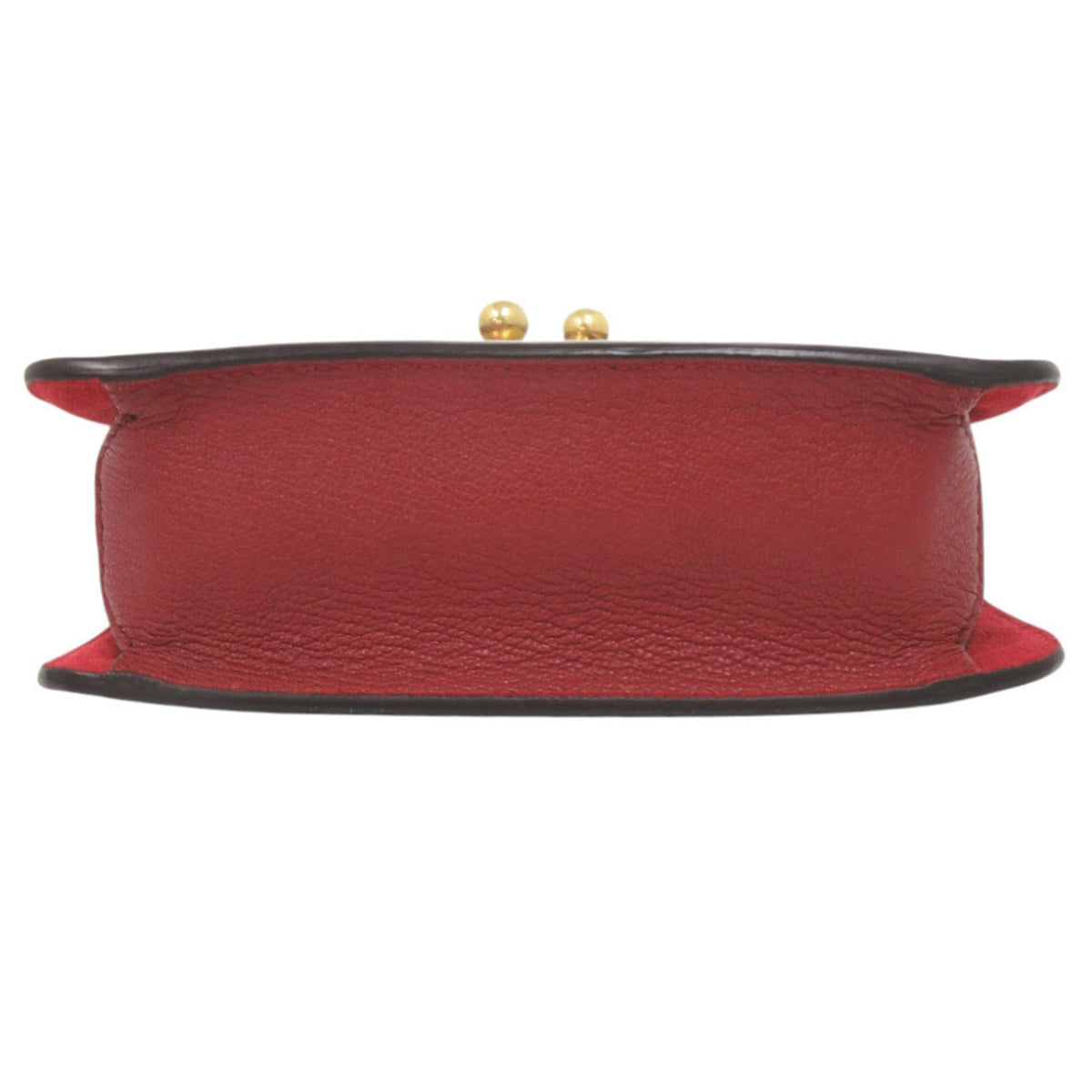 Chloé Red Color Leather Shoulder Bag (Pre-Owned)
