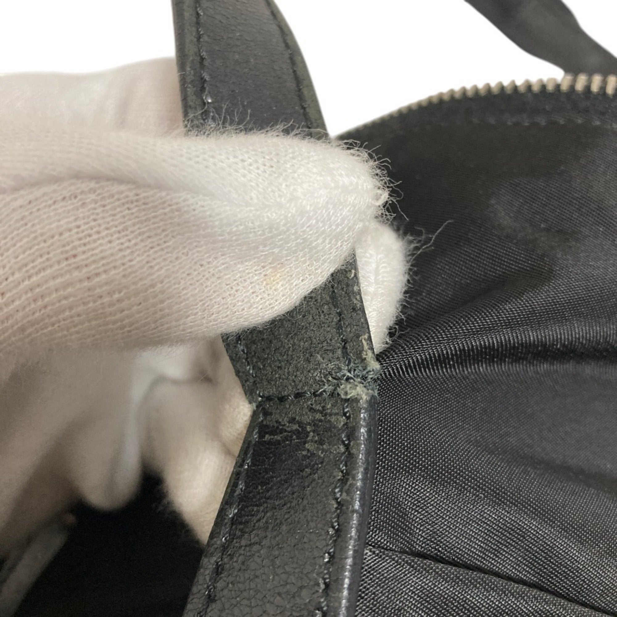 Prada Black Nylon Tote Bag (Pre-Owned)