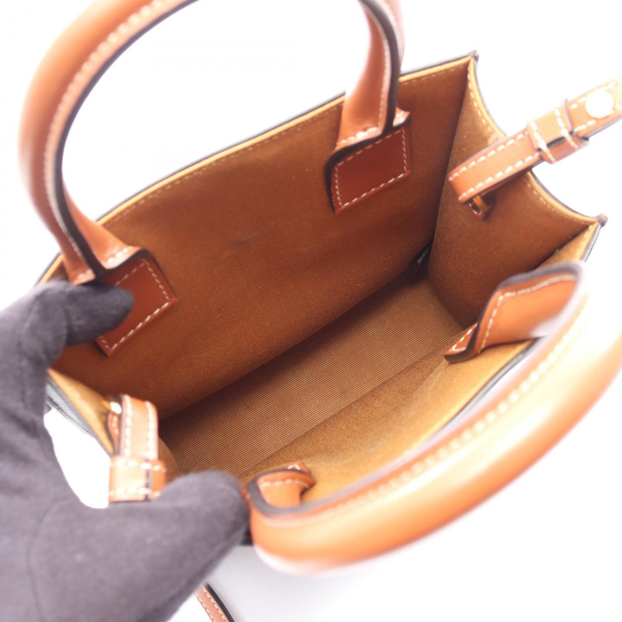Celine Black Brown Coated Canvas Pvc Leather Handbag (Pre-Owned)