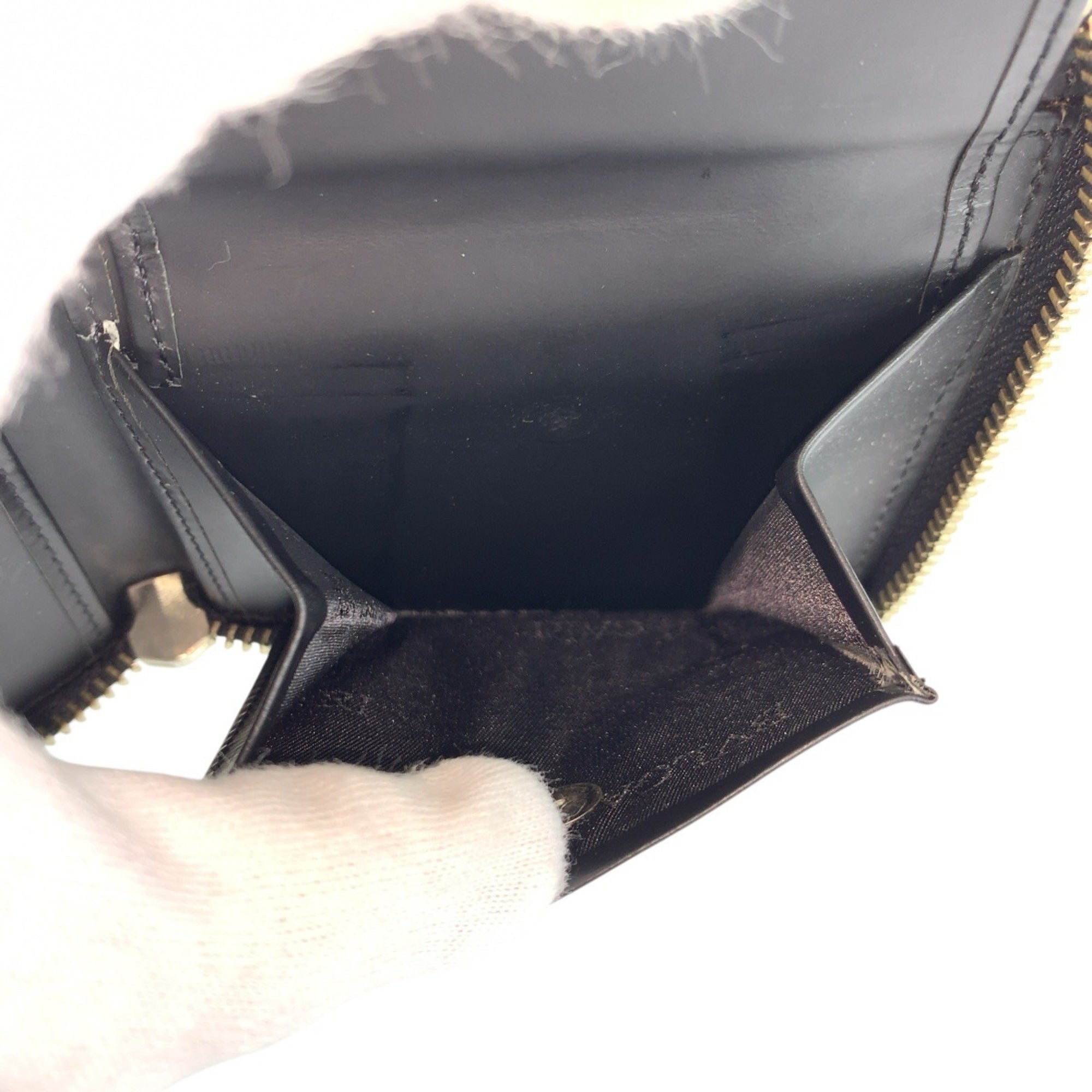 Bvlgari Black Blue Denim Leather Wallet (Bi-Fold) (Pre-Owned)