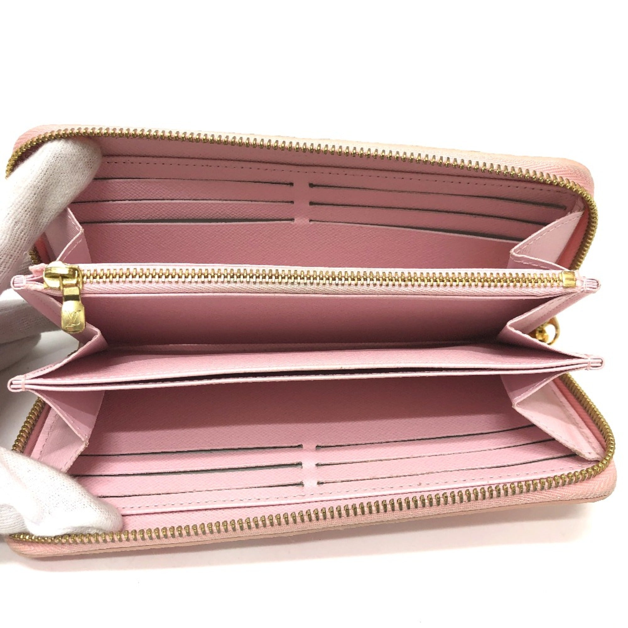 Louis Vuitton Pink Other Long Wallet (Bi-Fold) (Pre-Owned)
