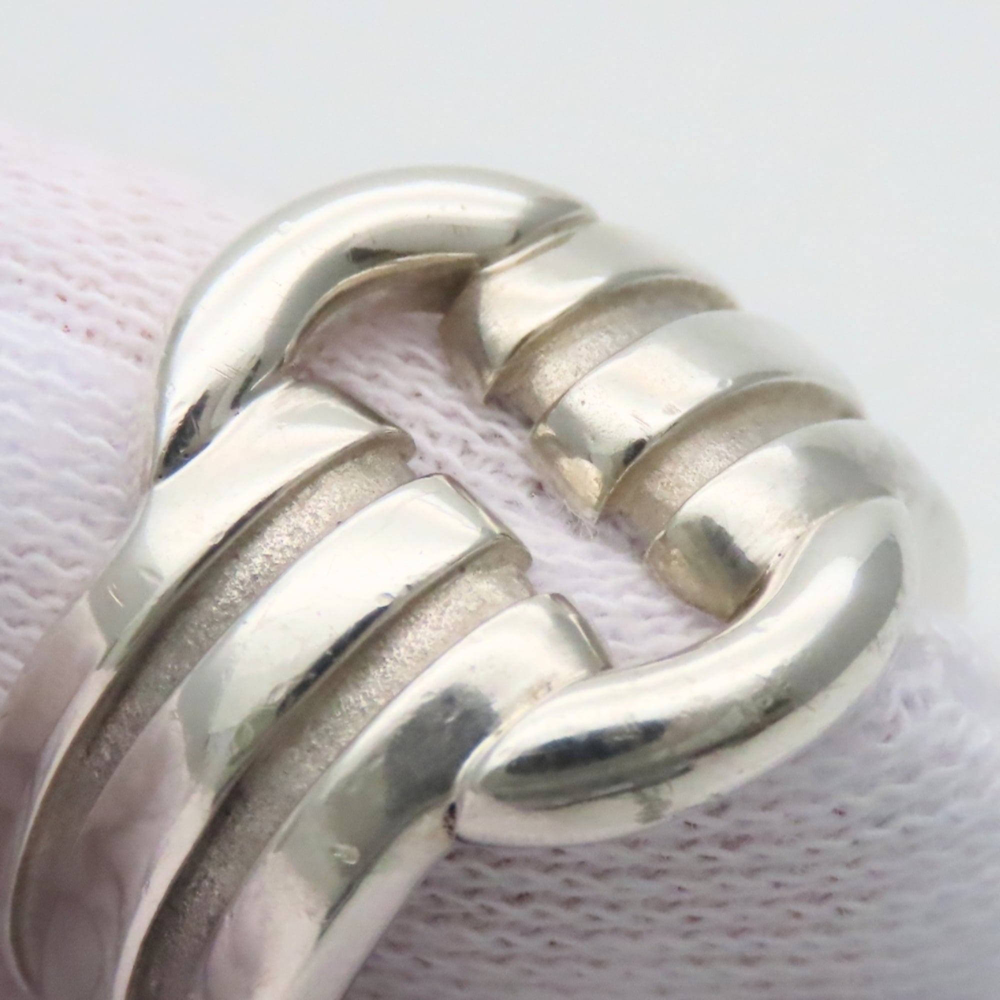 Tiffany Silver Silver 925 Band Ring (Pre-Owned)