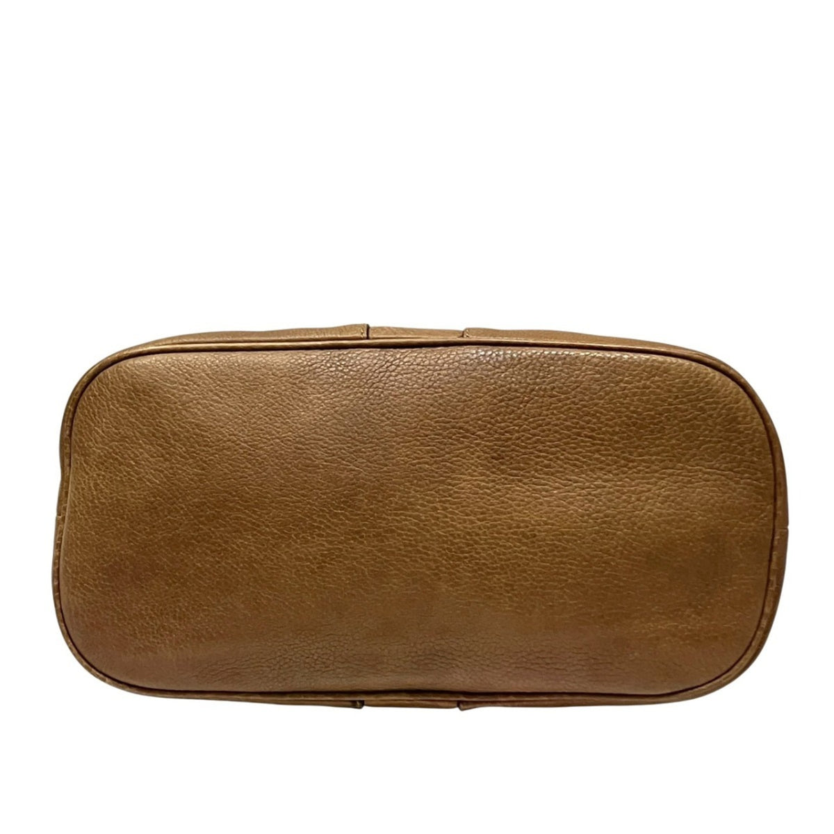 Gucci Sherry Line Brown Leather Handbag (Pre-Owned)