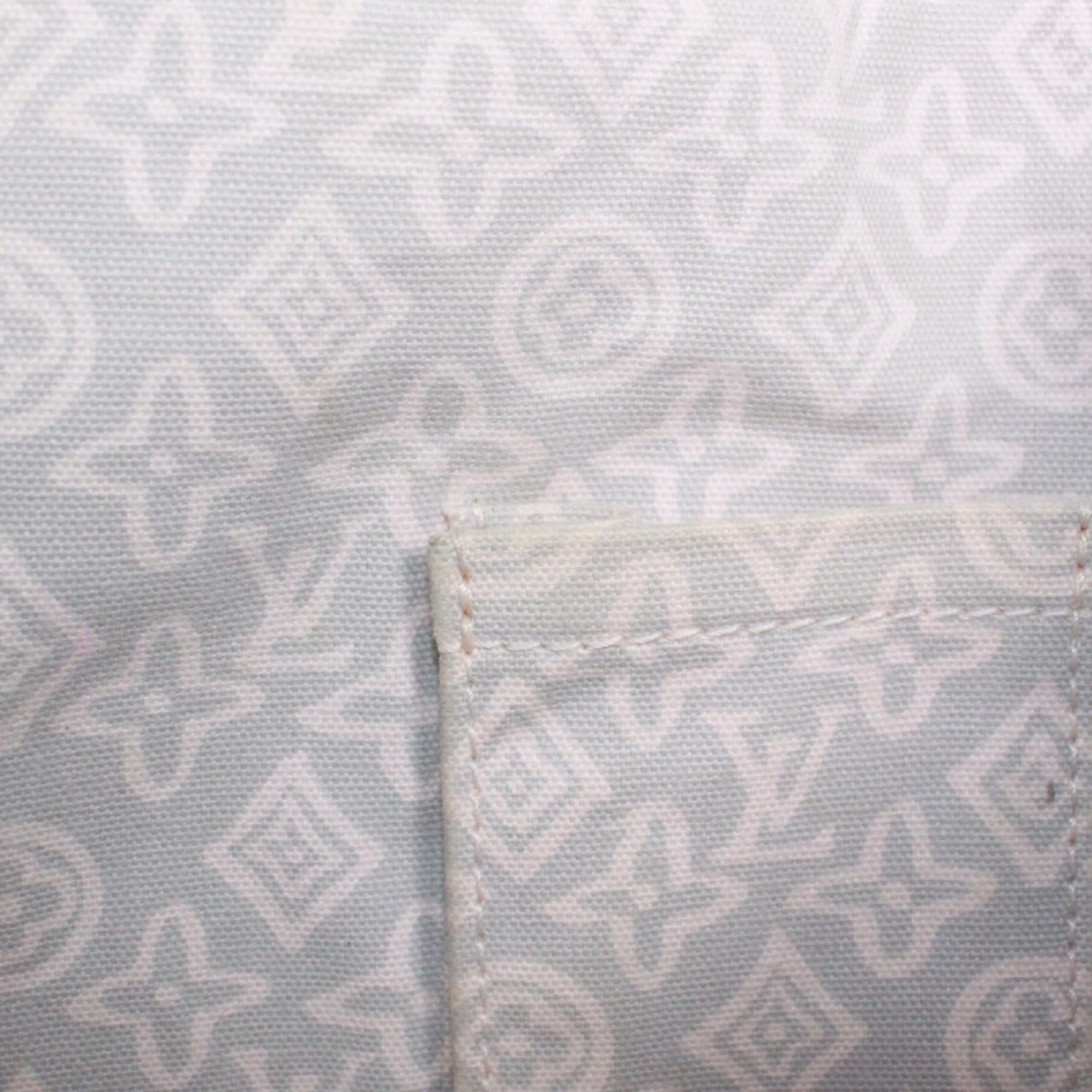 Louis Vuitton Pink Canvas Leather Tote Bag (Pre-Owned)