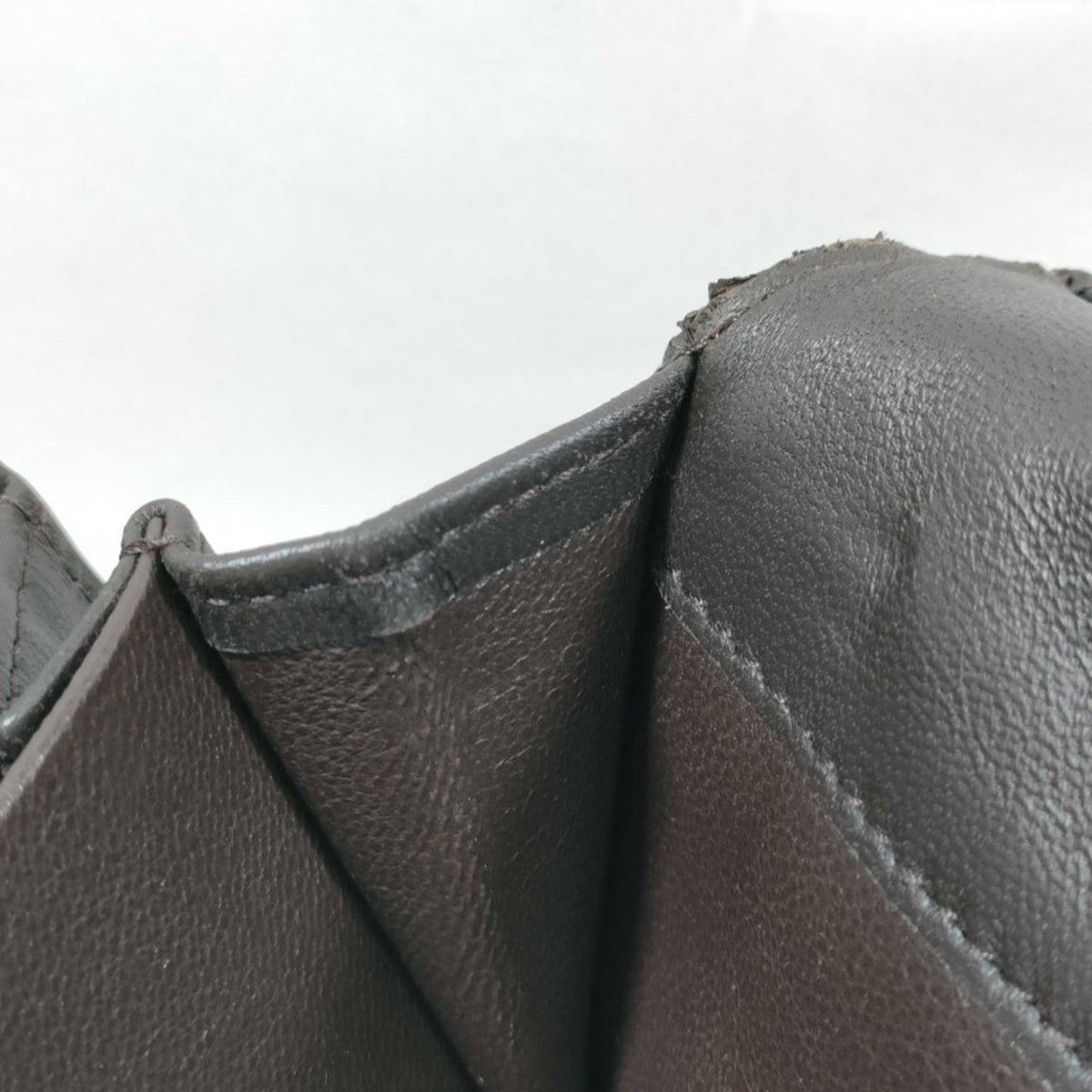 Bottega Veneta Brown Leather Coin Purse/Coin Case (Pre-Owned)