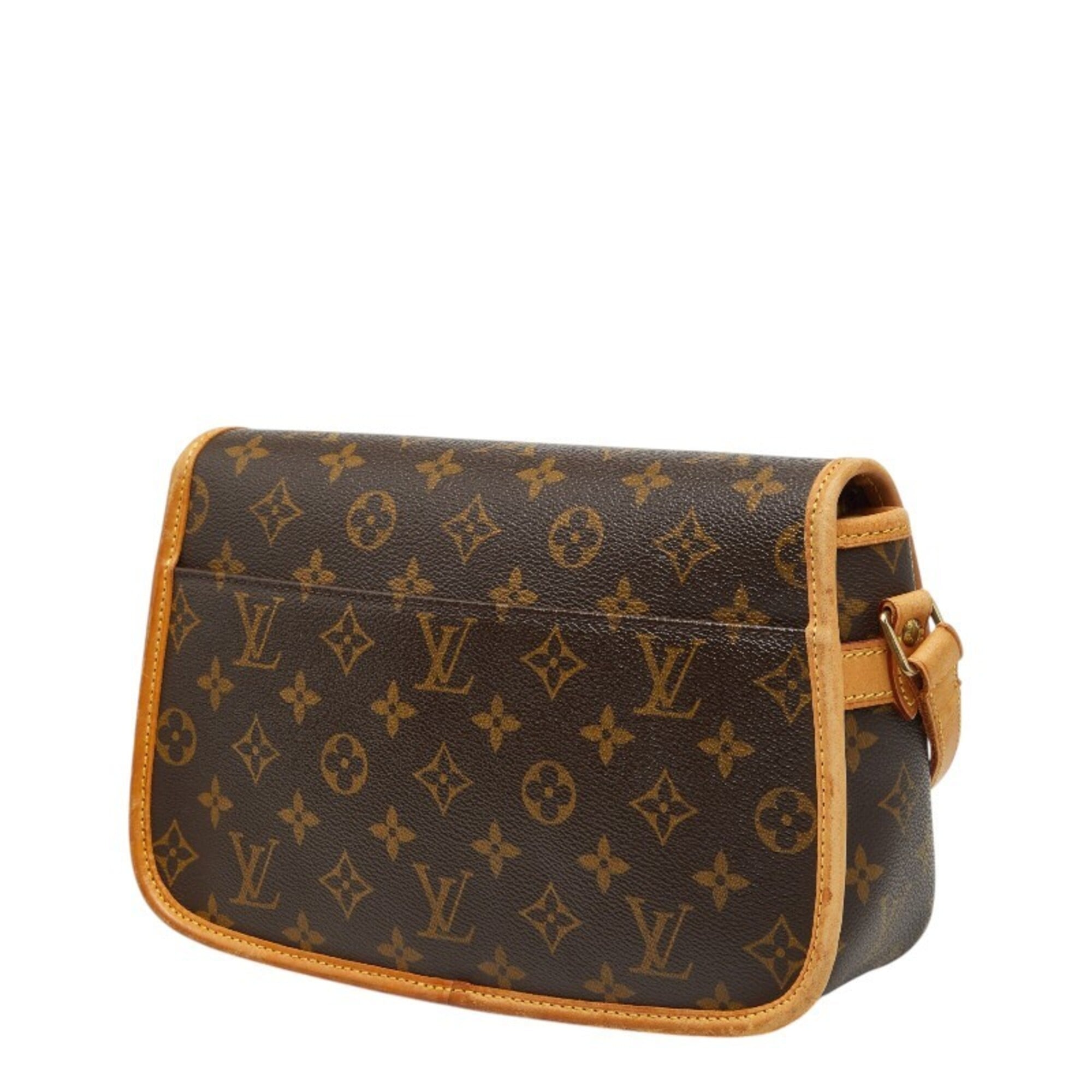 Louis Vuitton Brown Pvc Leather Shoulder Bag (Pre-Owned)
