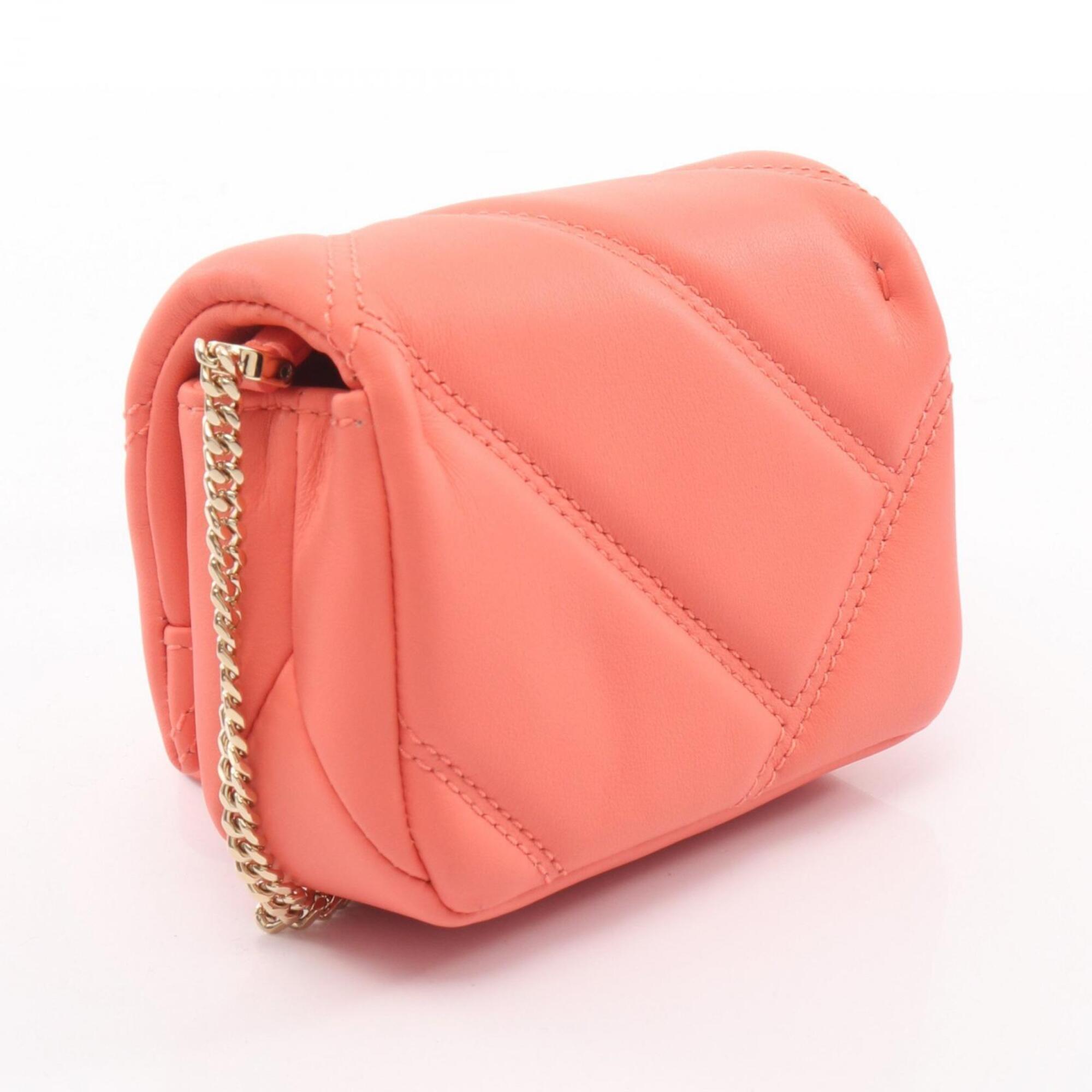 Bvlgari Pink Leather Handbag Shoulder Bag (Pre-Owned)
